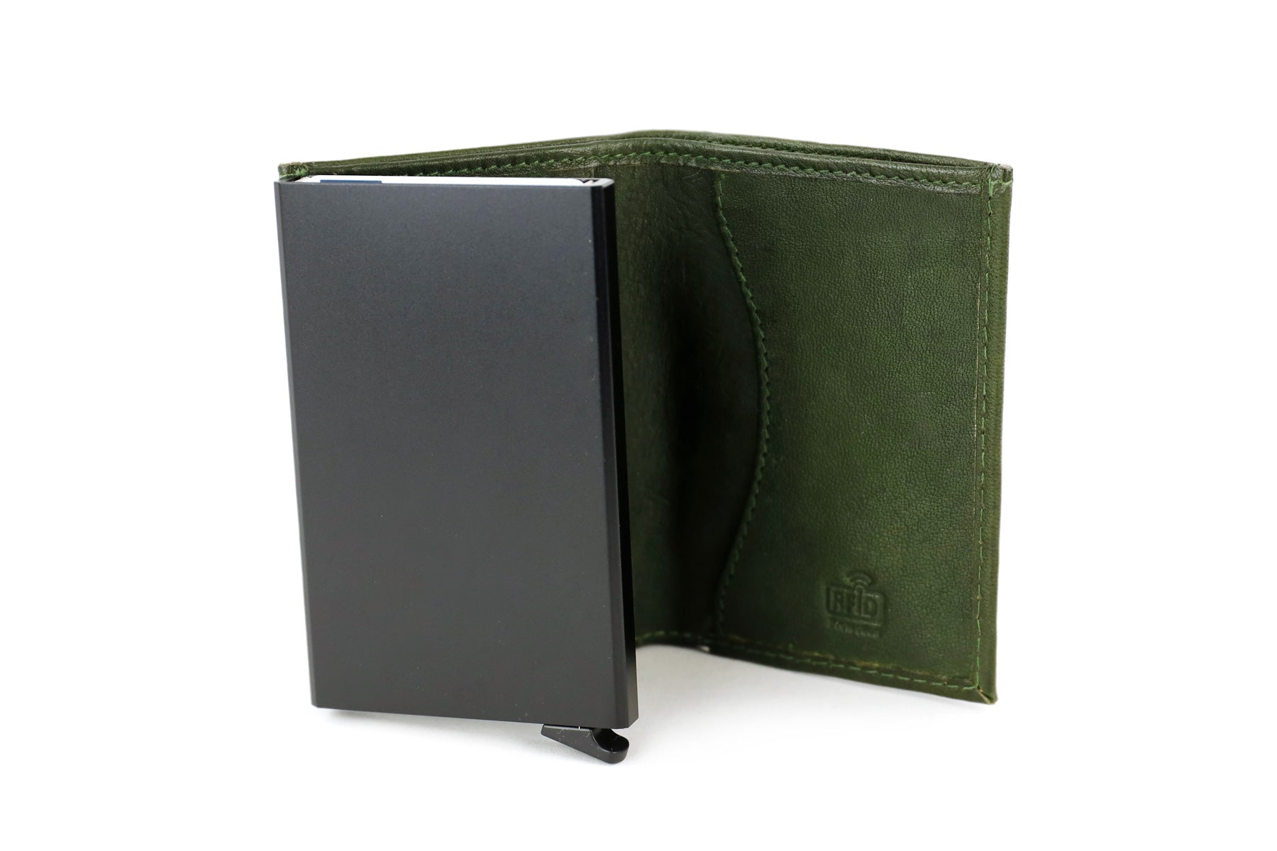 Card holder 'Frits' green