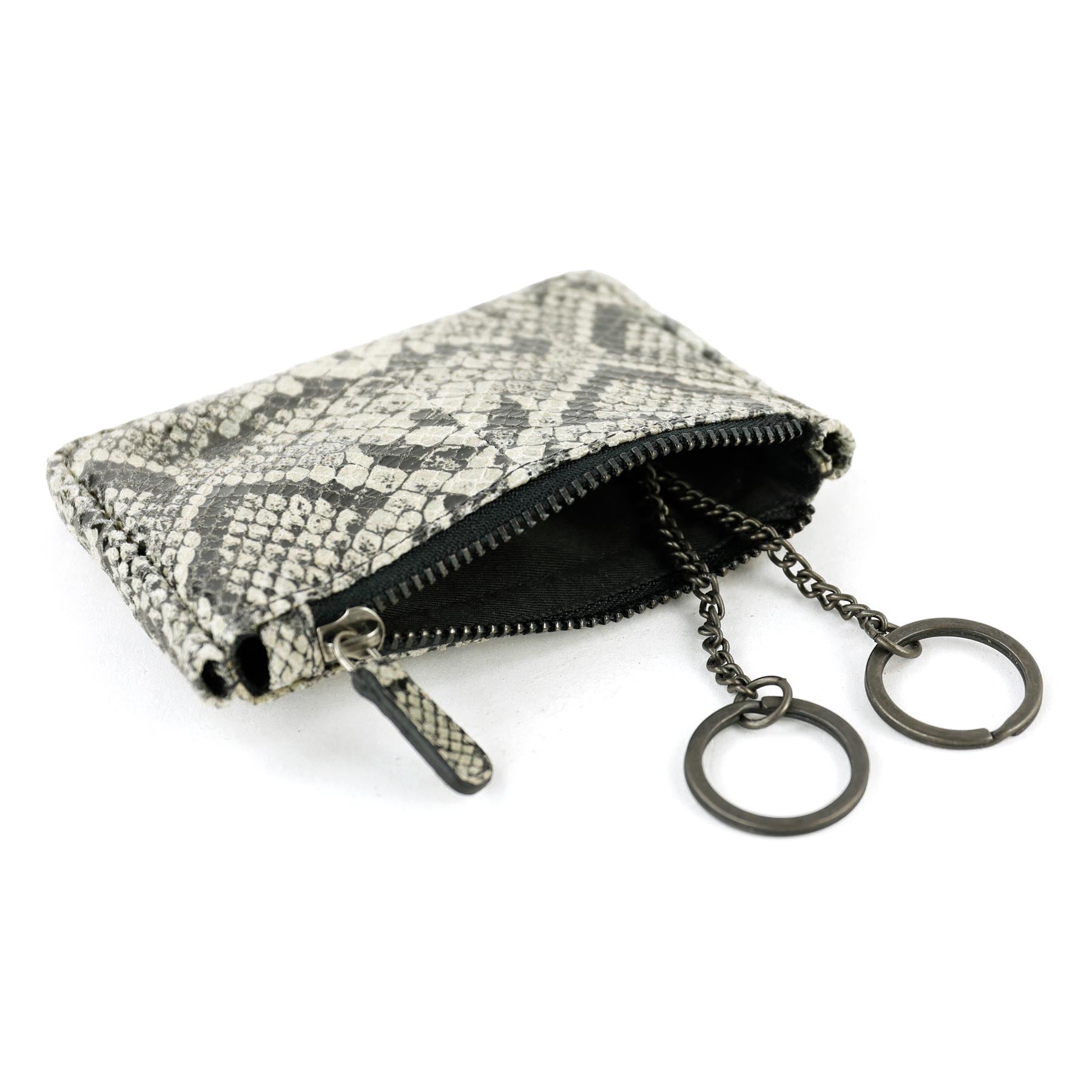 Sleuteletui 'Lyla' snake grey