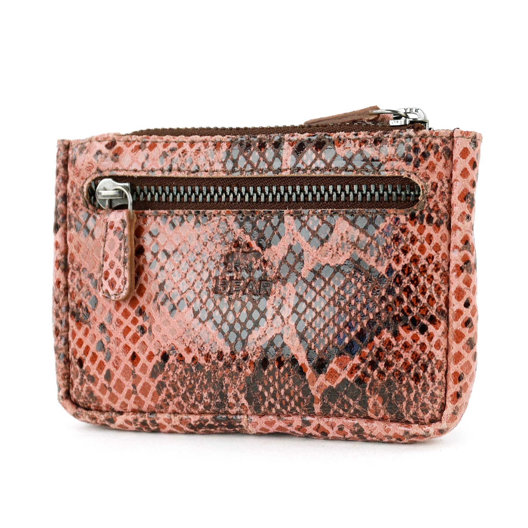 Key pouch 'Lyla' snake pink
