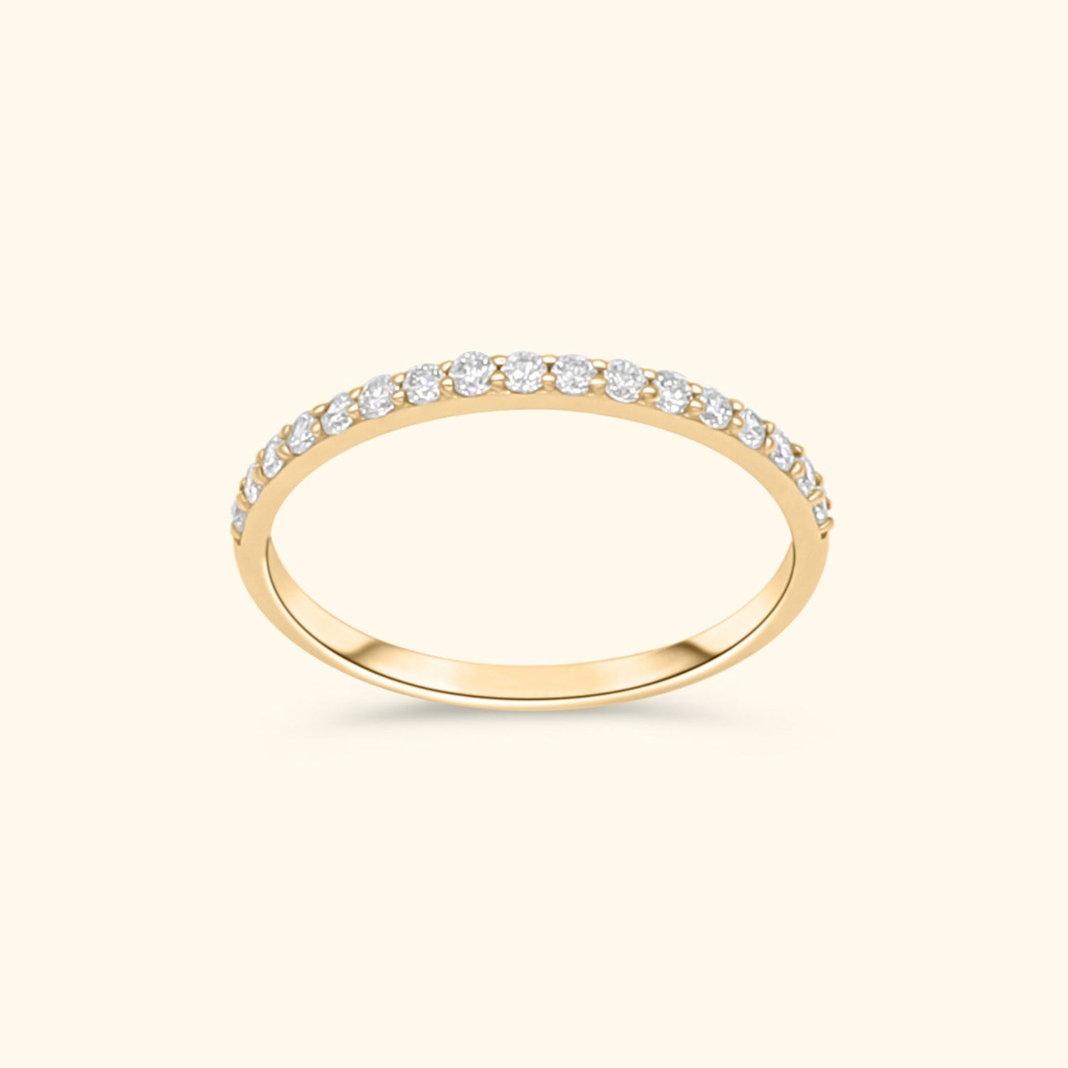 Diamond stacking ring | 14K