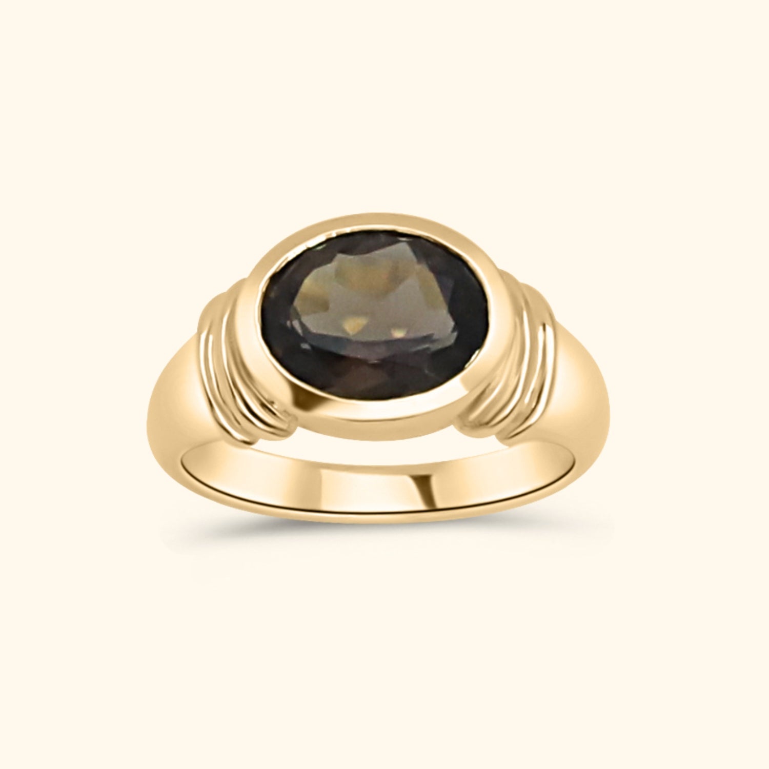 Eva Smoky Statement Ring