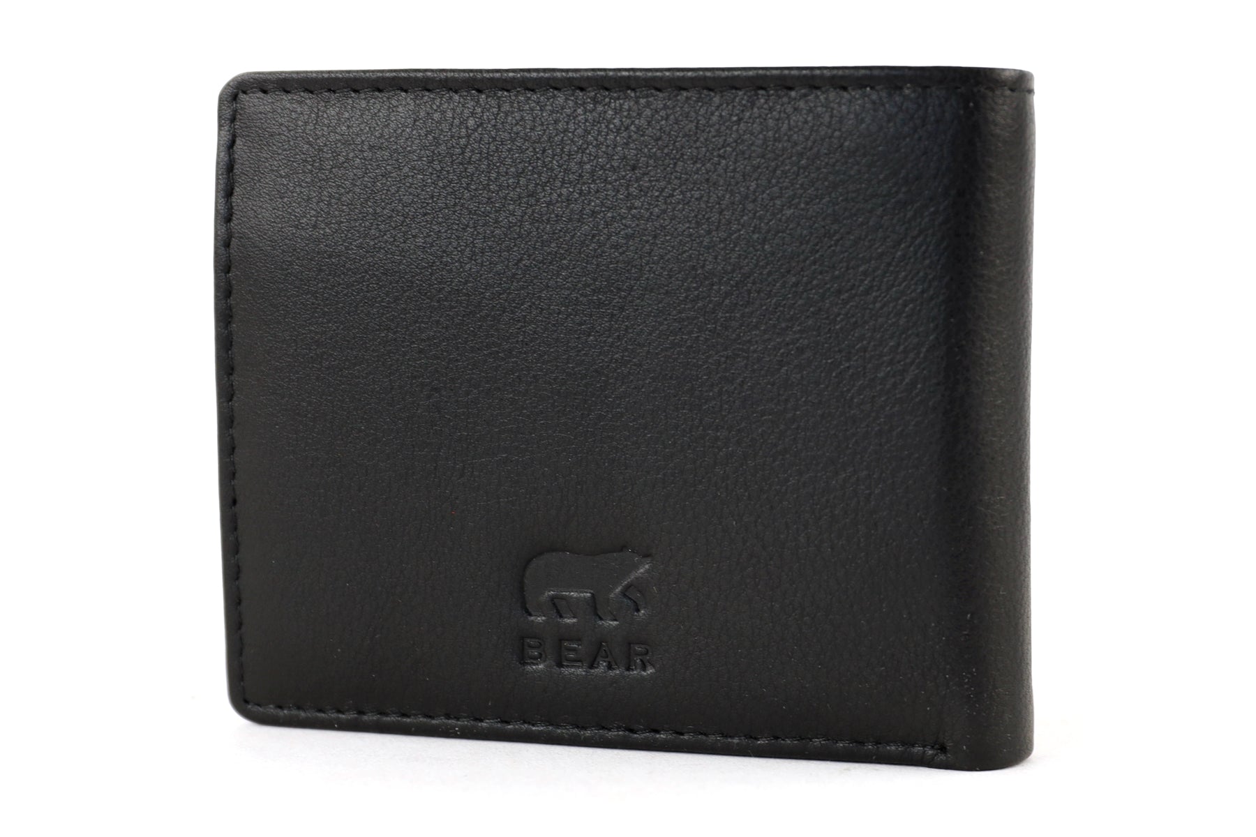 Kleine heren portemonnee/billfold 'Lucas' zwart basic