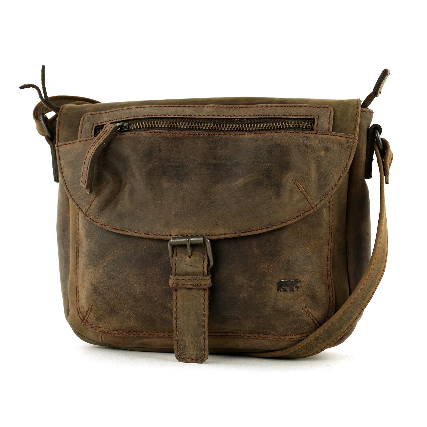 Schoudertasje 'Mattea' Bruin