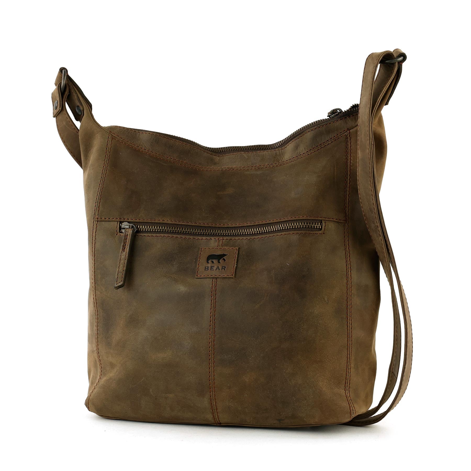 Schoudertas 'Anna' bruin