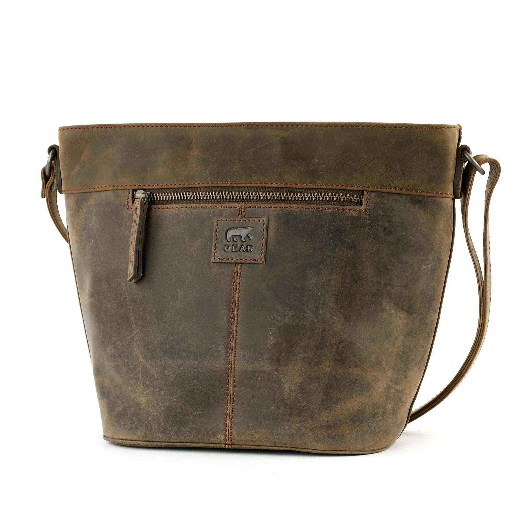 Schoudertas 'Suze' bruin