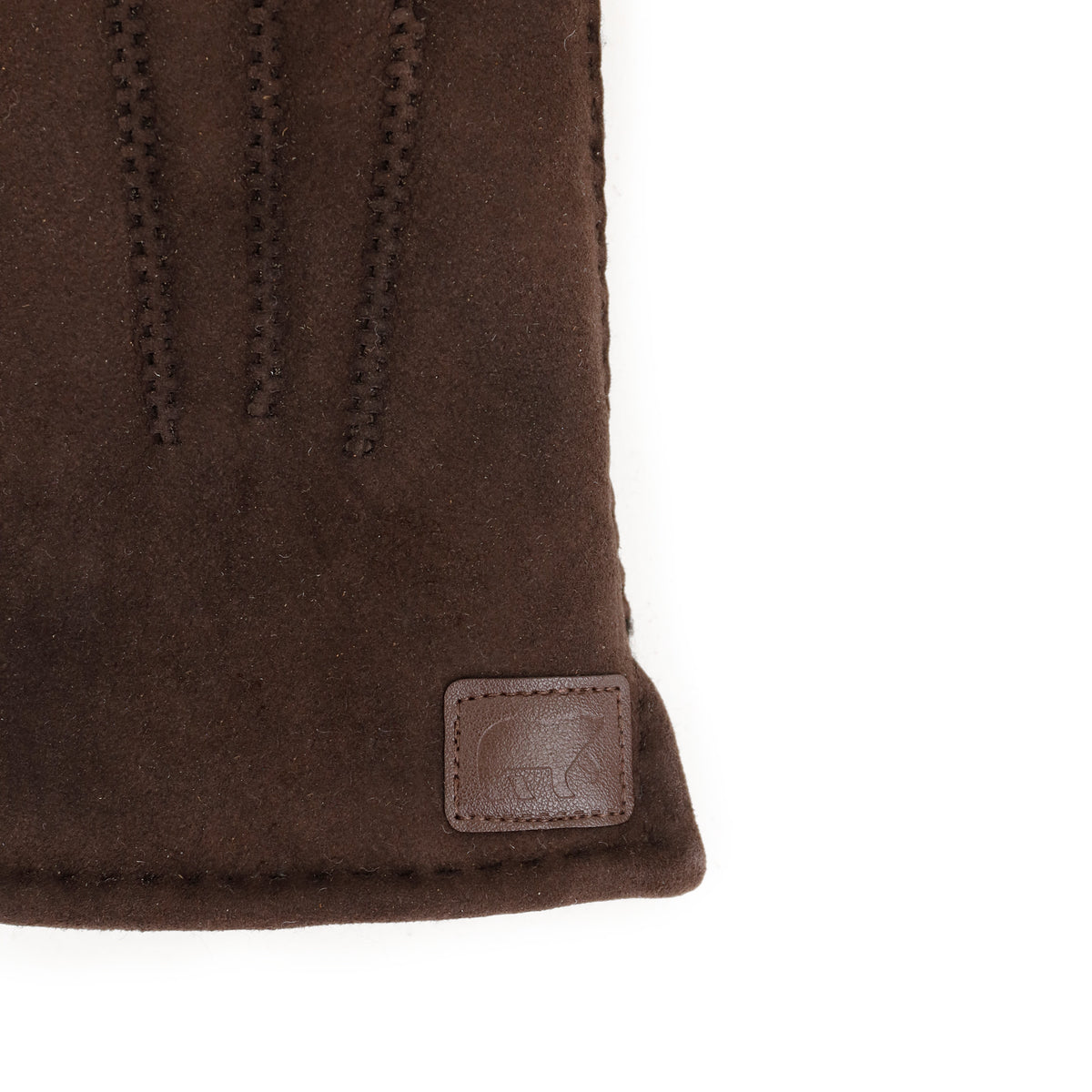 Schapenwollen heren handschoenen 'Victor' bruin