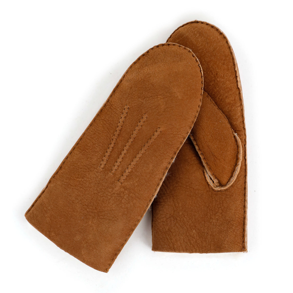 Schapenwollen dames wanten 'Sofia' dark chestnut