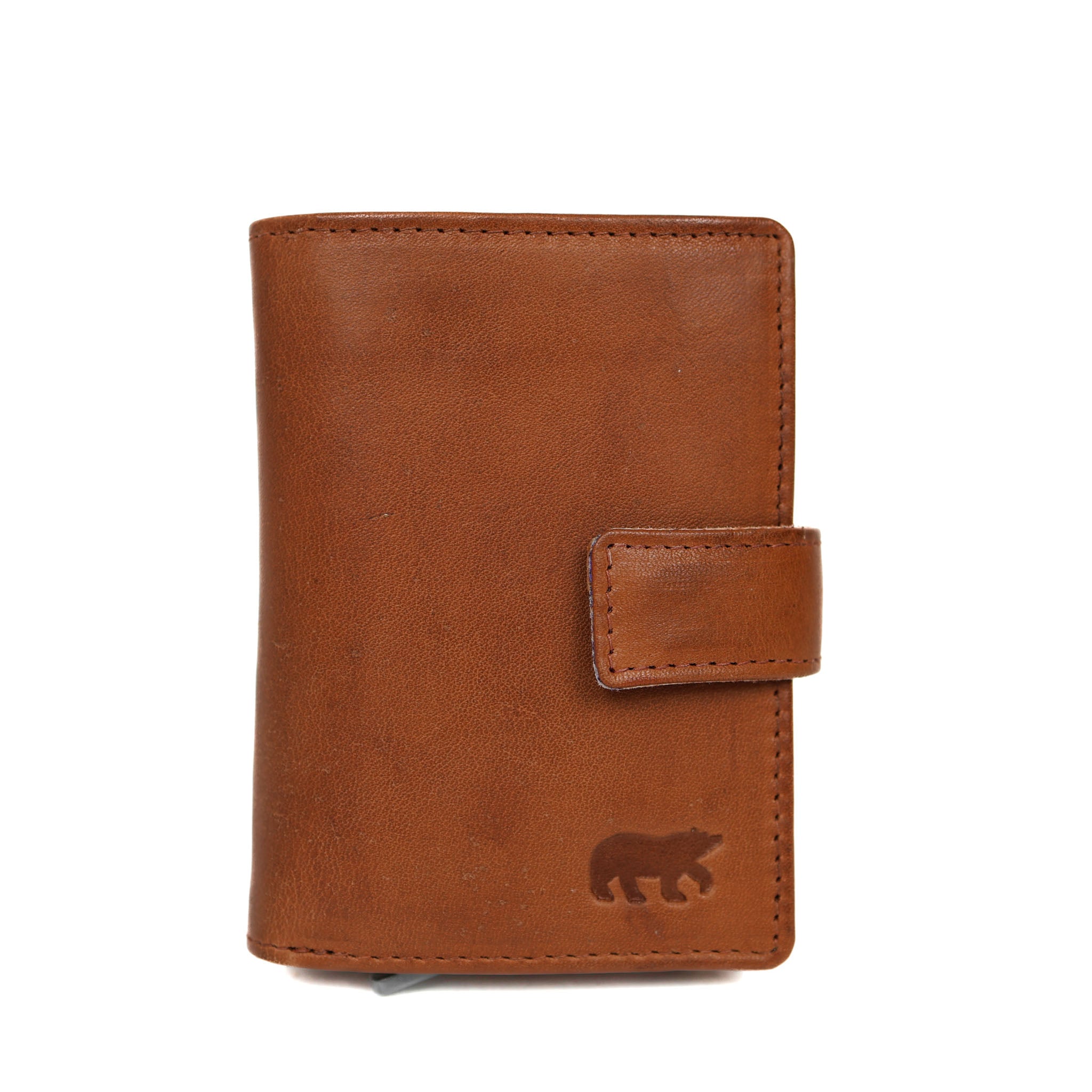 Grote pasjeshouder 'Otis' cognac