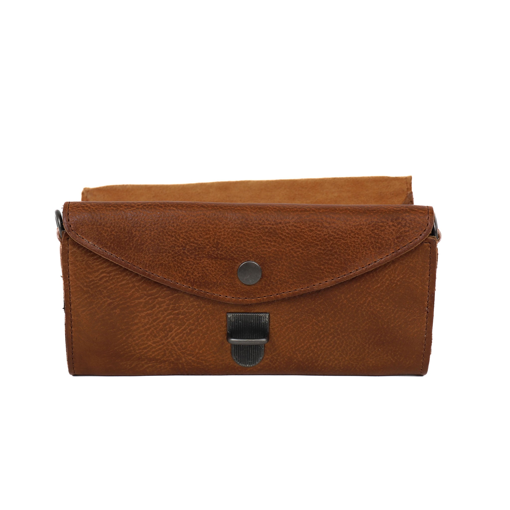 Clutch/enveloptasje 'Pascalle' cognac