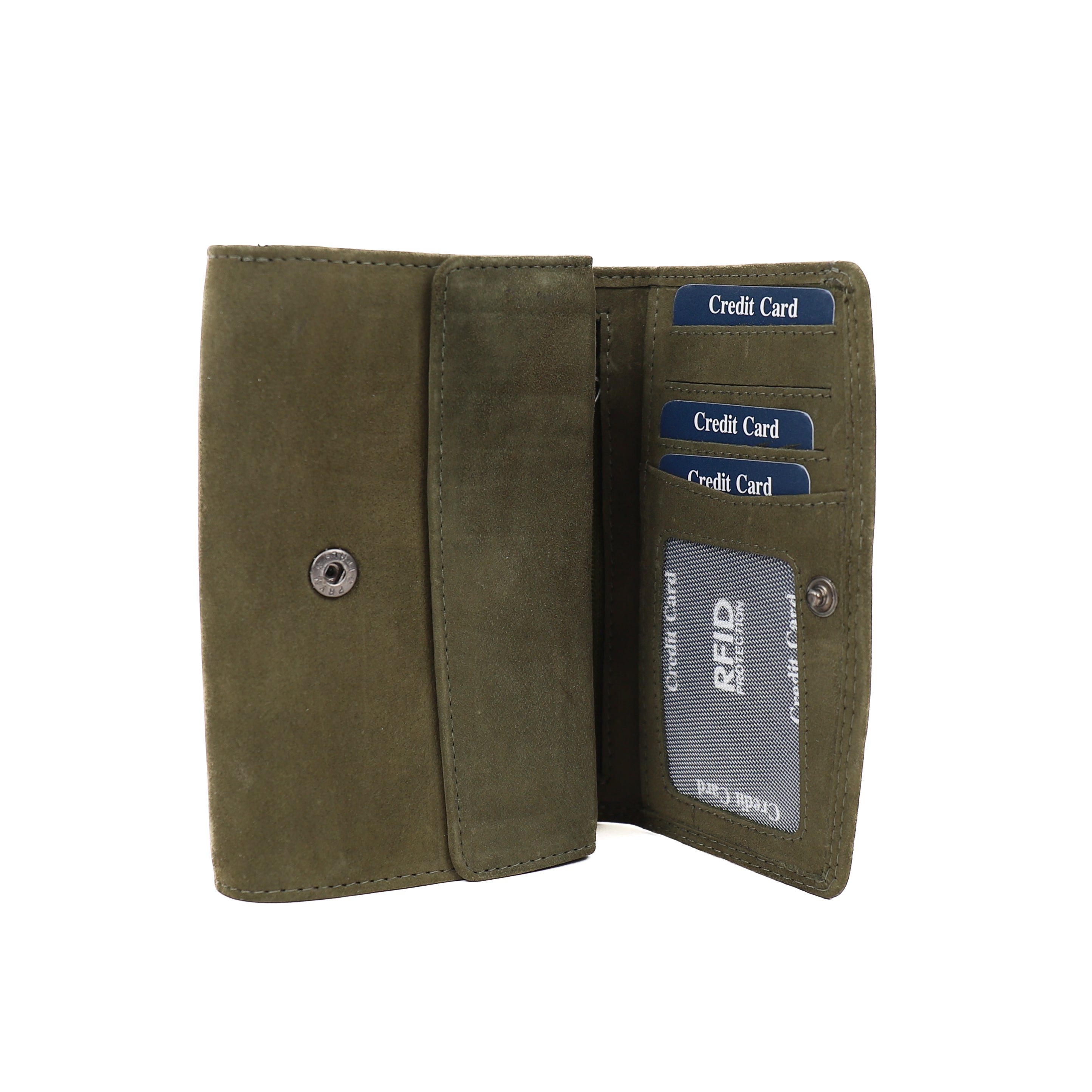 Wallet 'Mardi' green - SL 3901