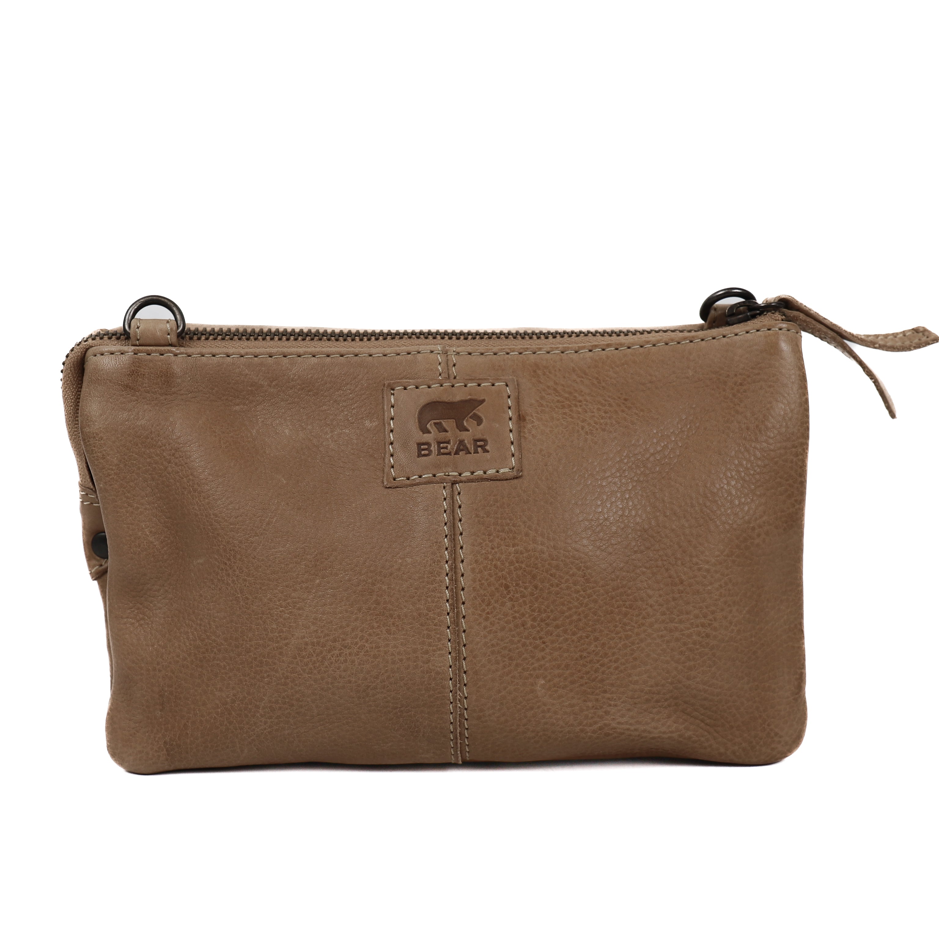 Woven wallet bag 'Uma' beige