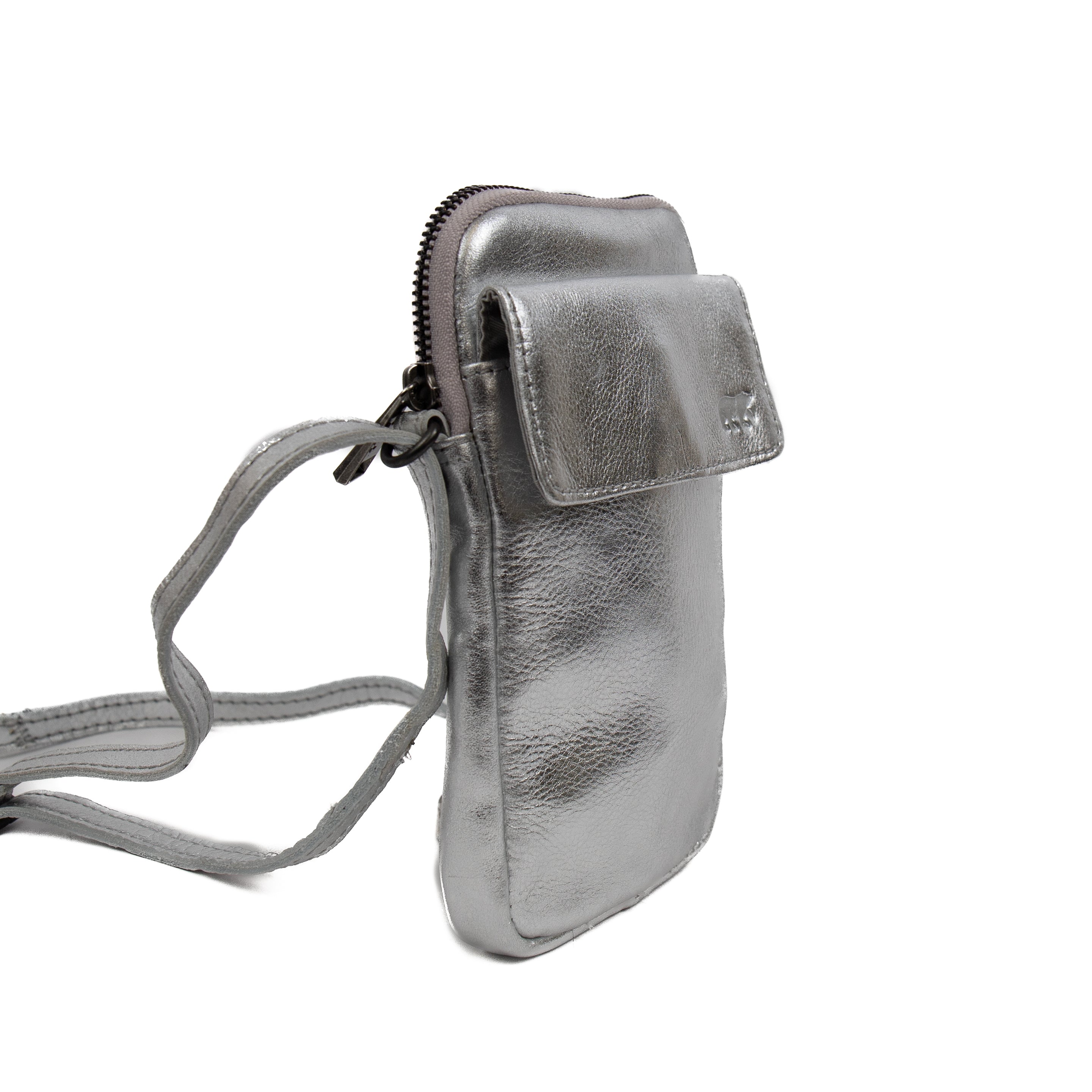 Phone bag 'Igor' silver