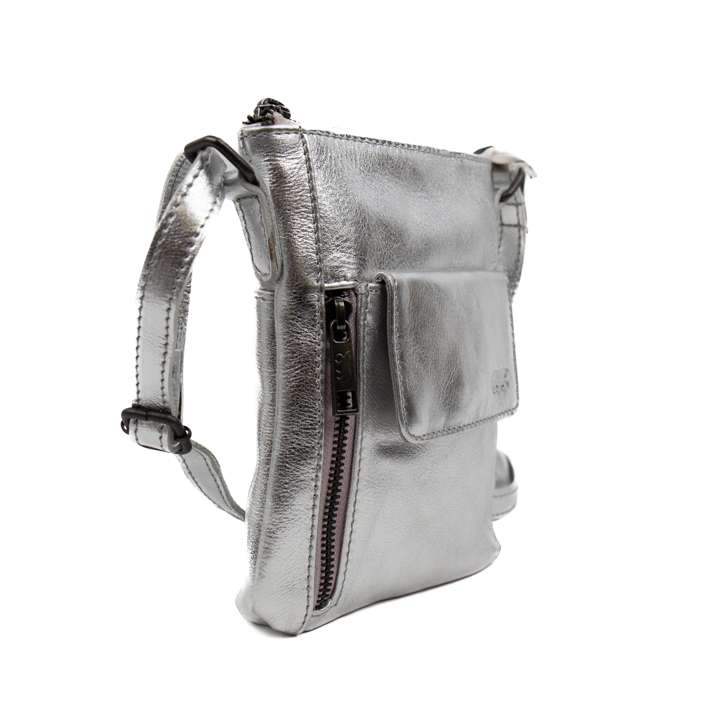 Shoulder bag 'Davide' silver