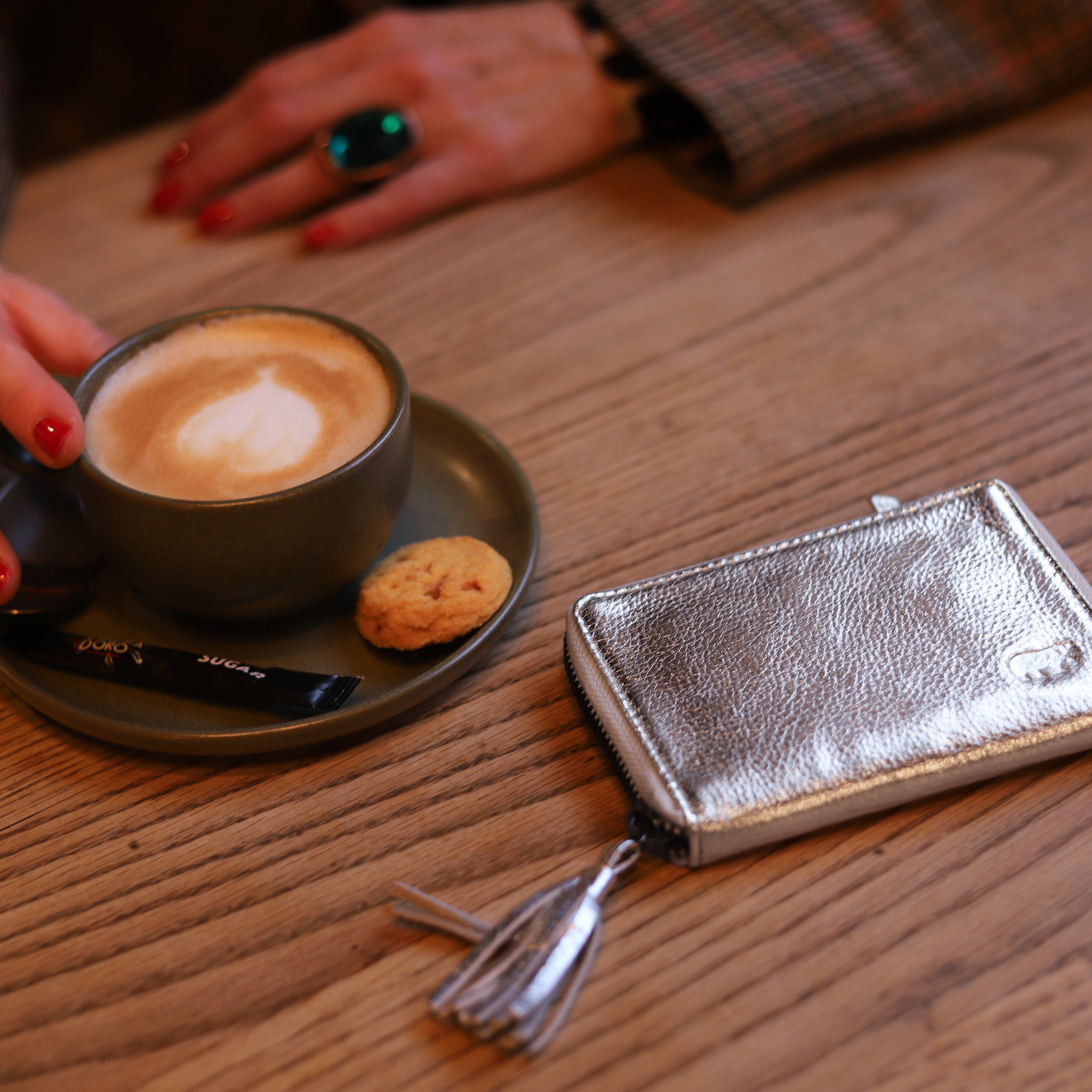 Wallet 'Jasper' feather