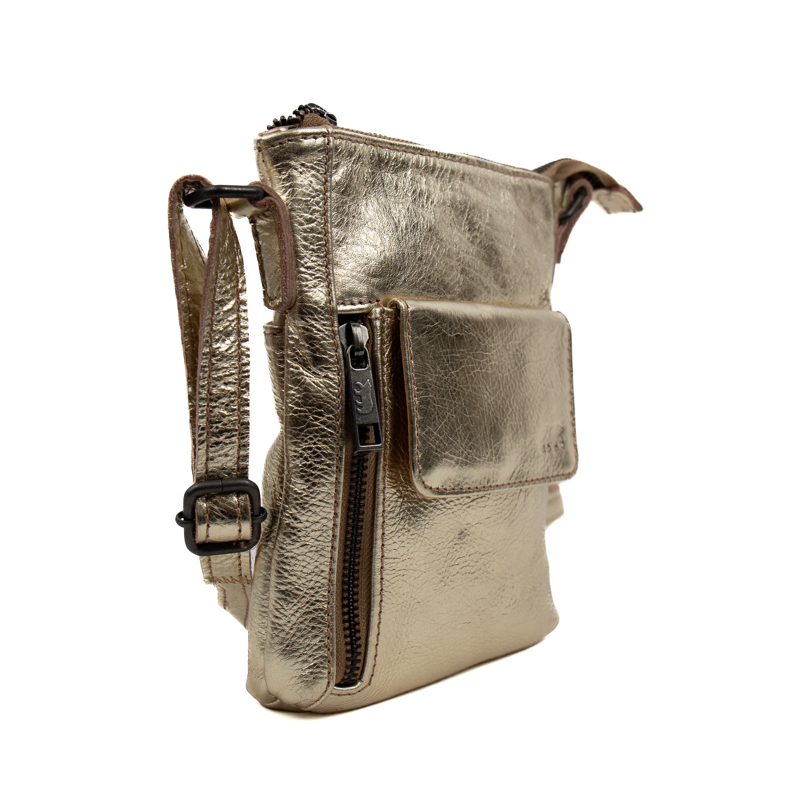 Shoulder bag 'Davide' champagne