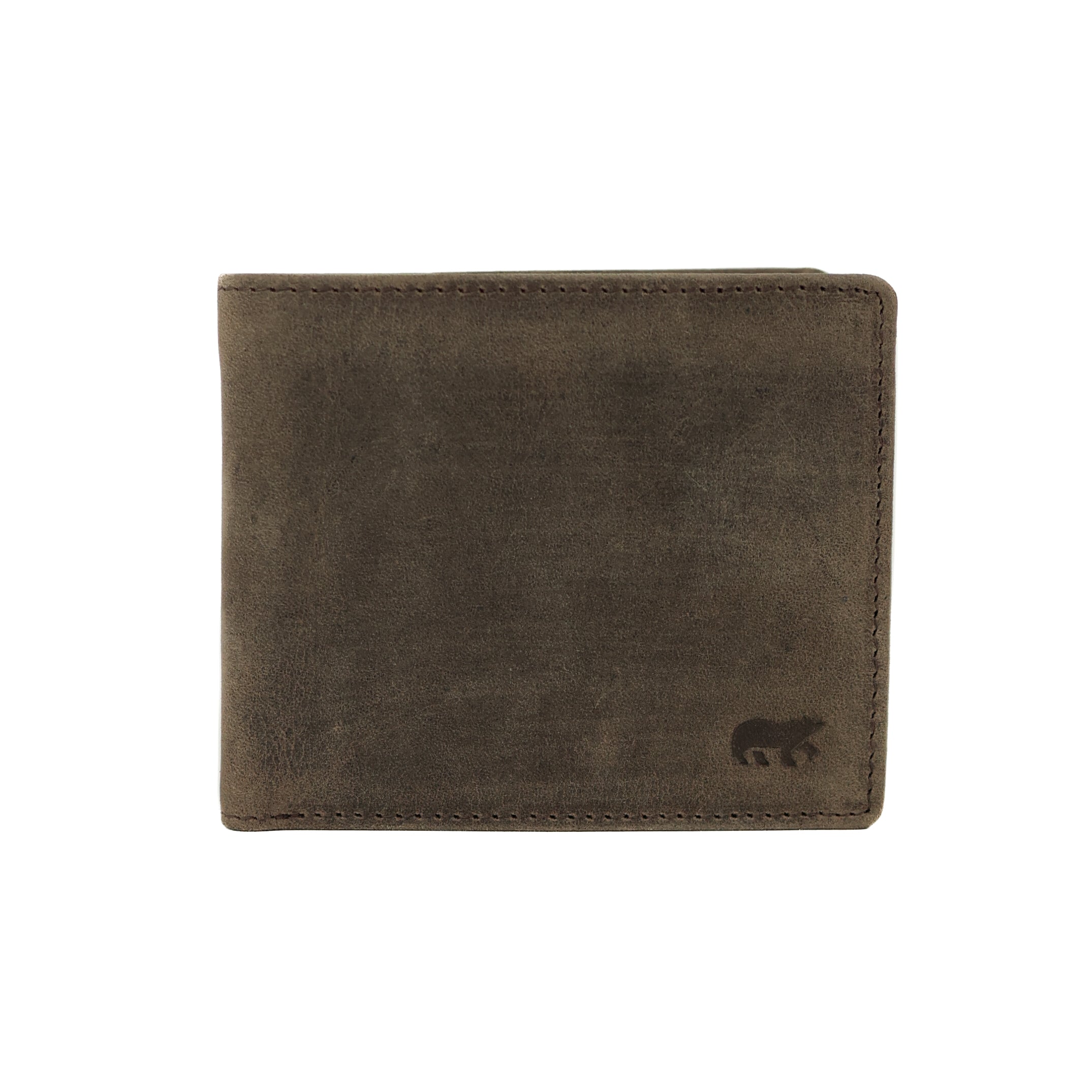 Kleine heren portemonnee/billfold  'Tom' bruin