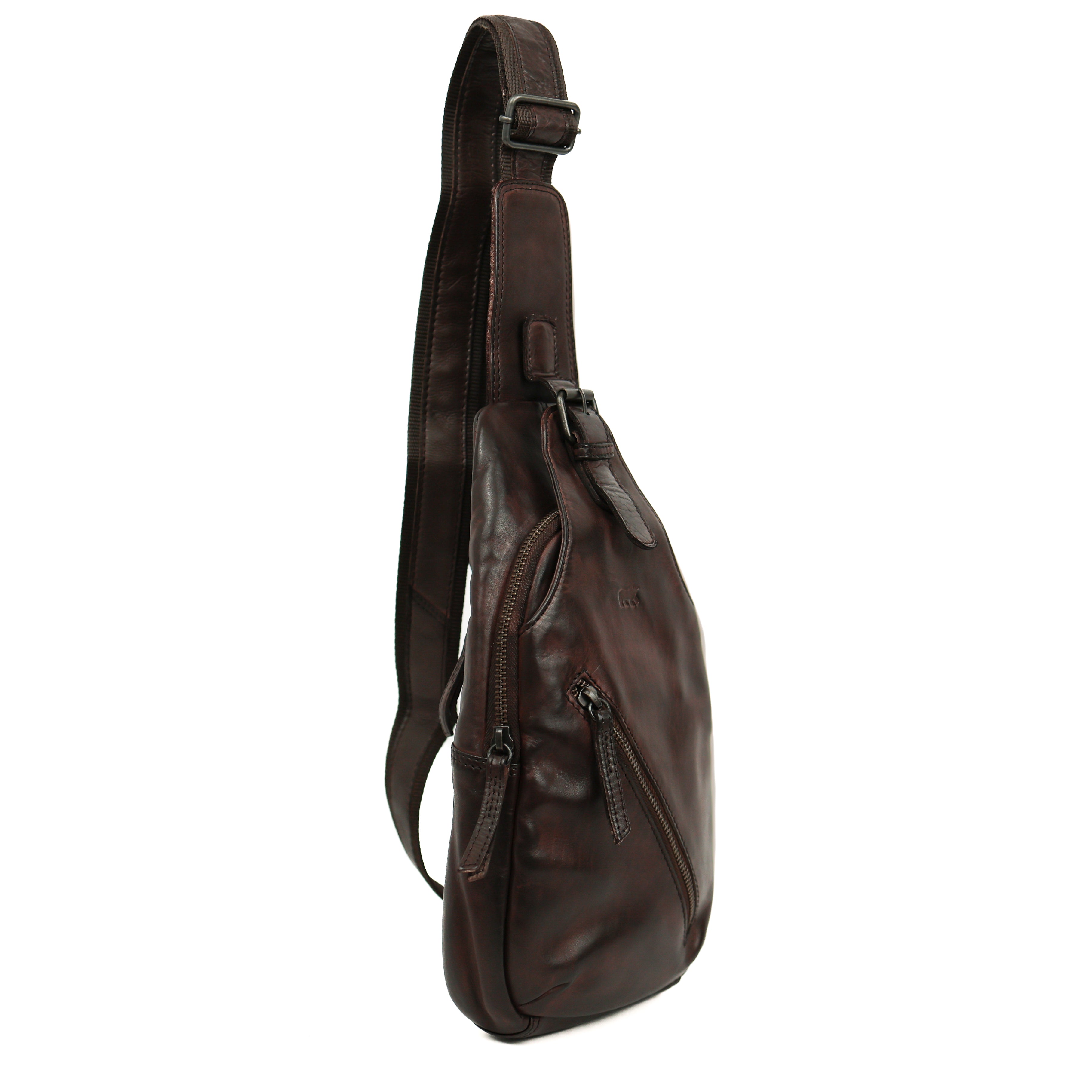 Crossbody bag 'Daley' dark brown