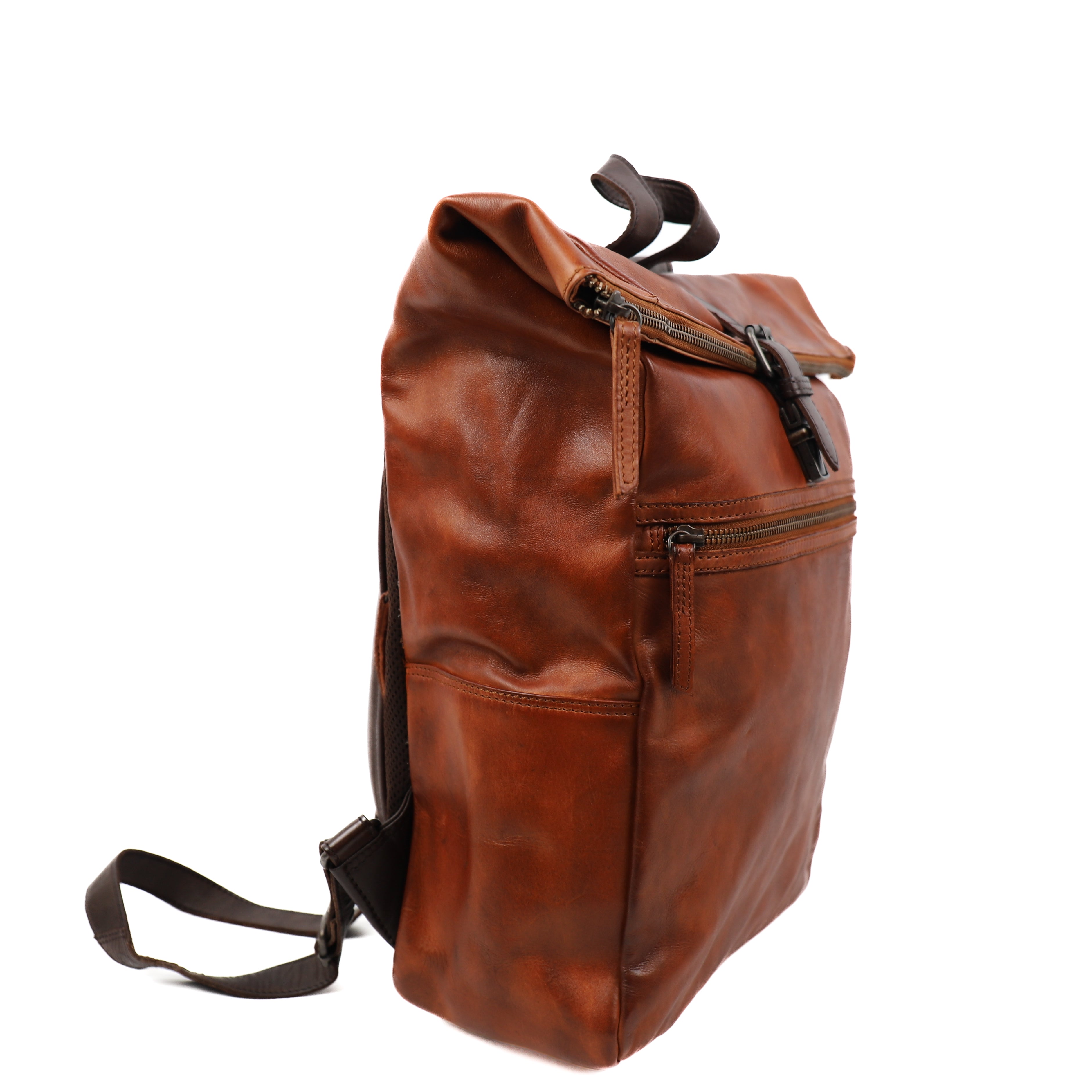 Backpack 'Rick' cognac/brown