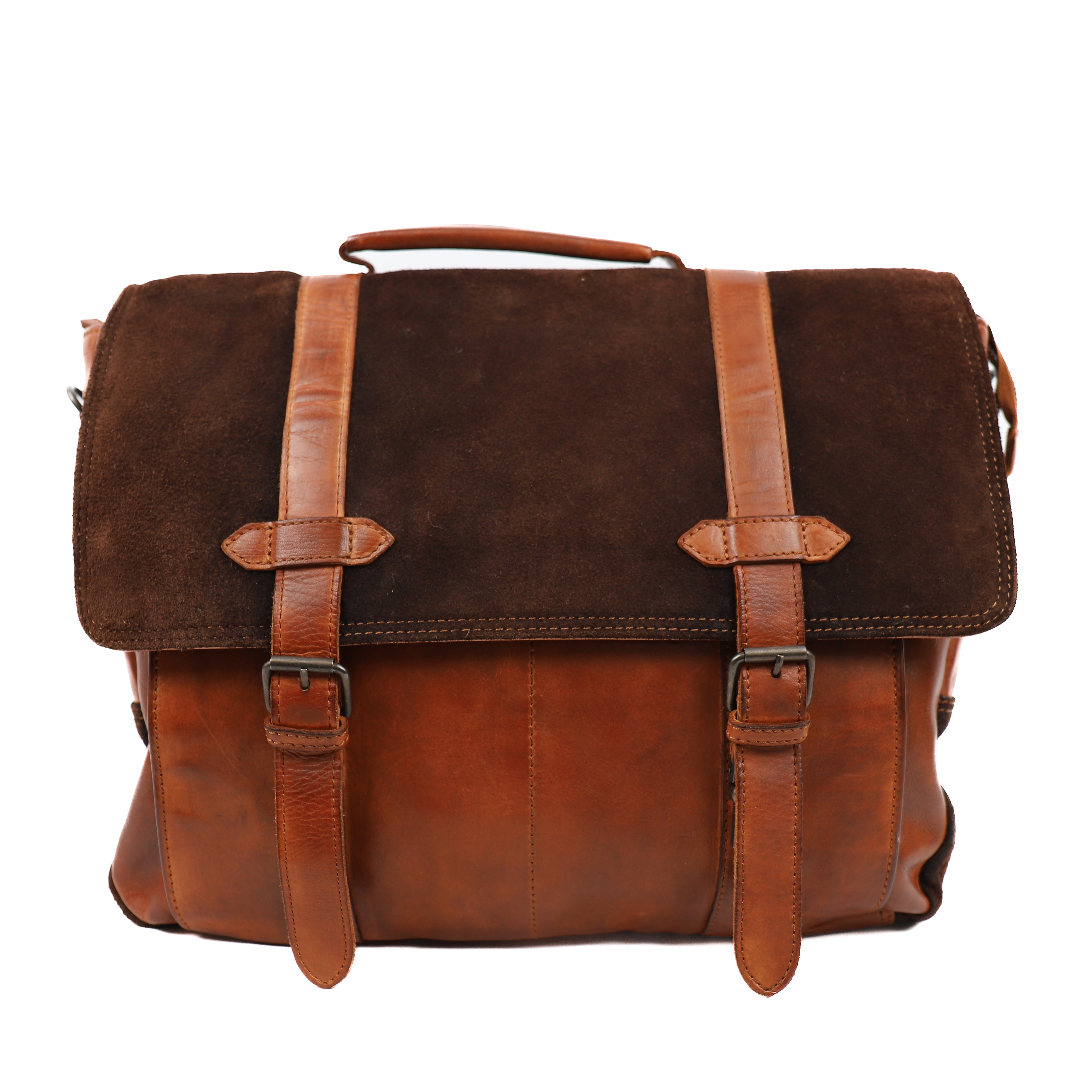 Briefcase 'Dijn' cognac