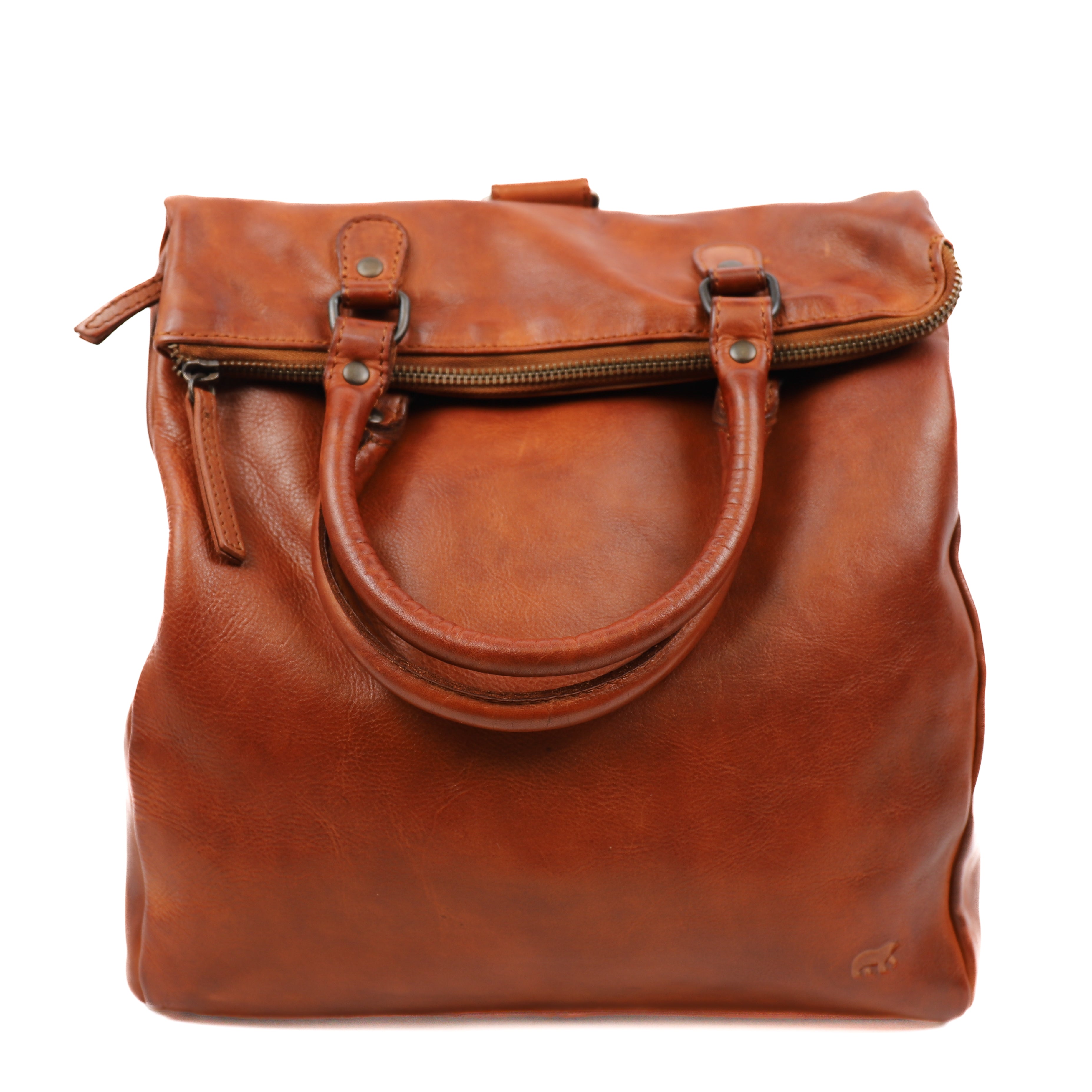 Shoulder bag/backpack 'Evi' cognac
