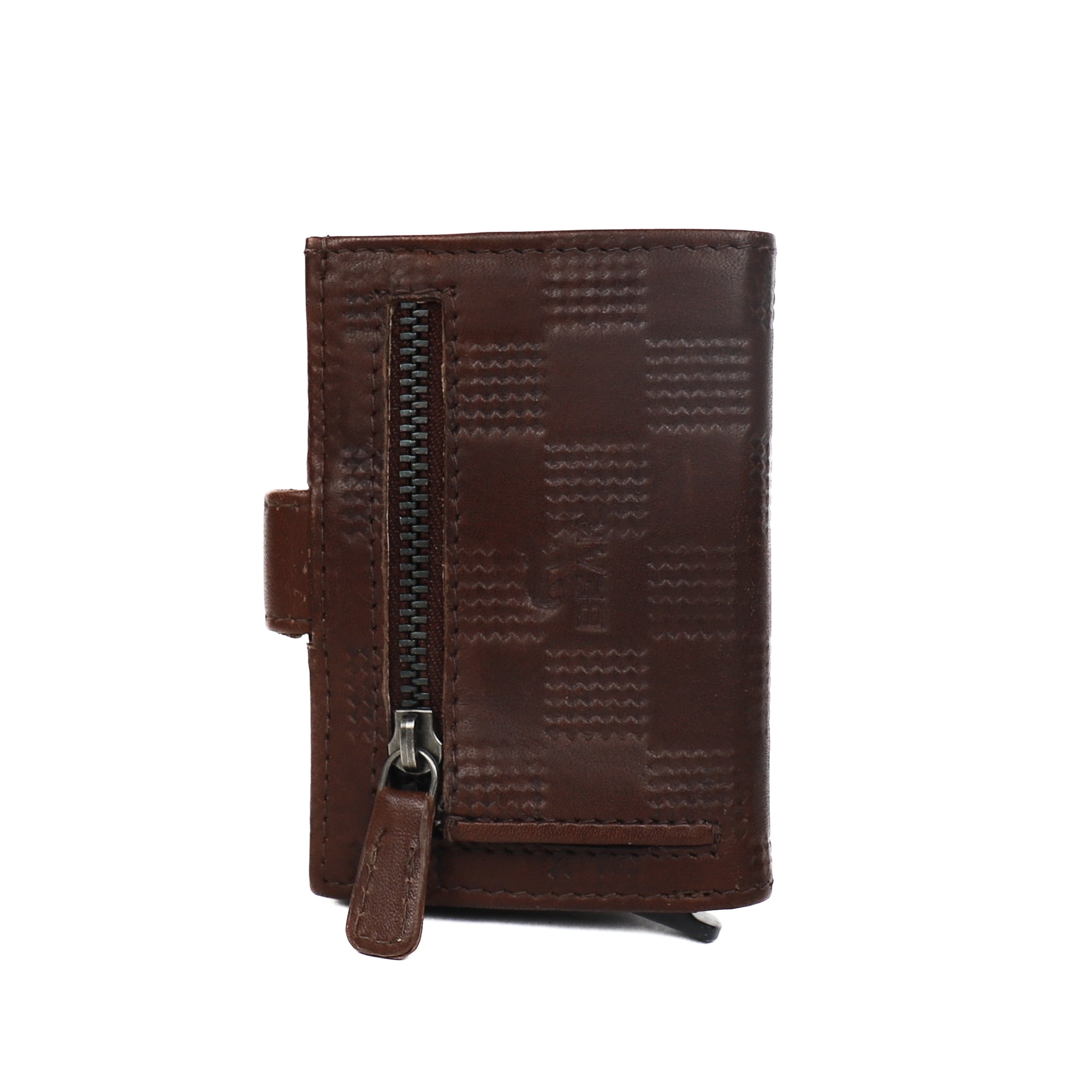 Card holder 'Elsie' block/dark brown