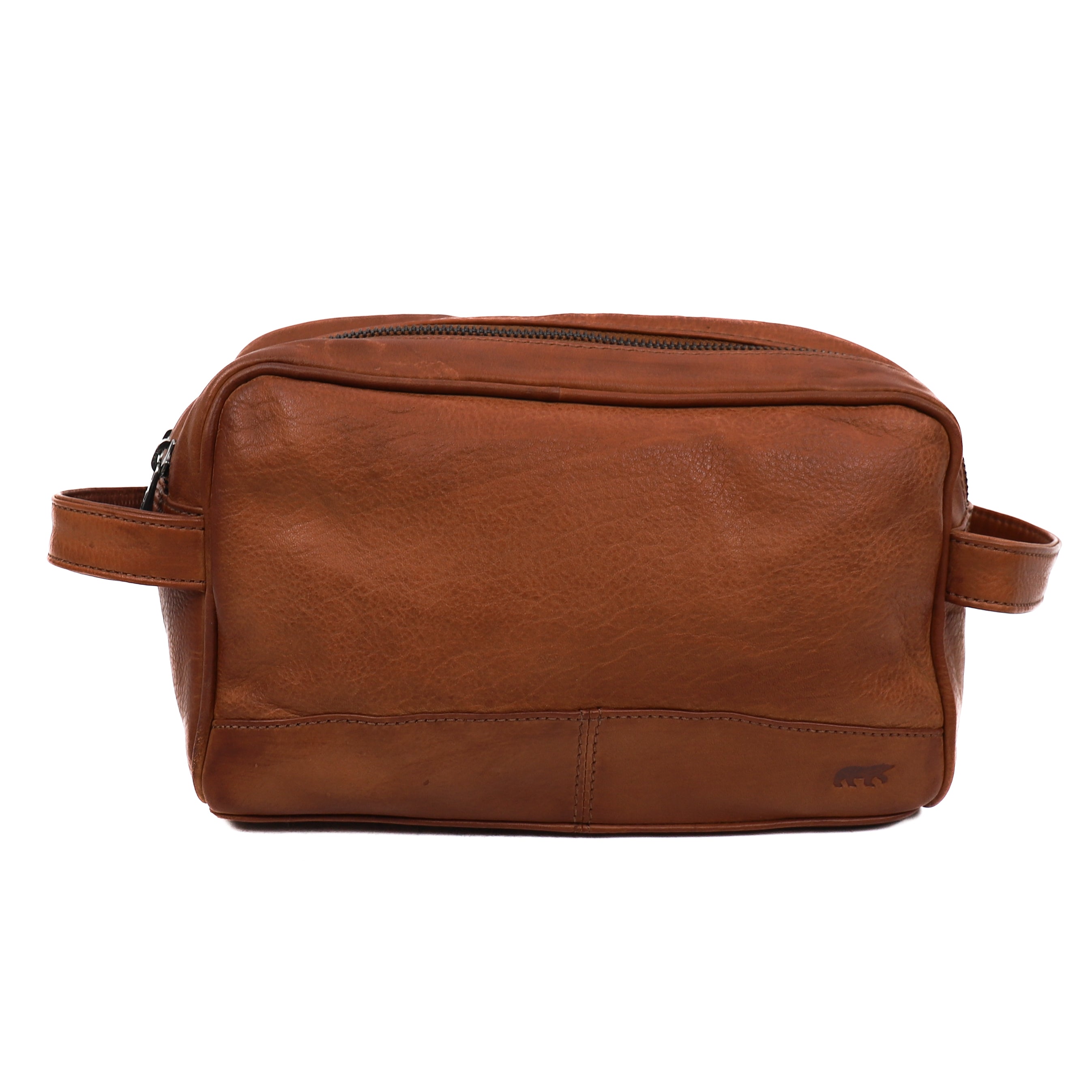 Toiletry bag 'Mickey' cognac