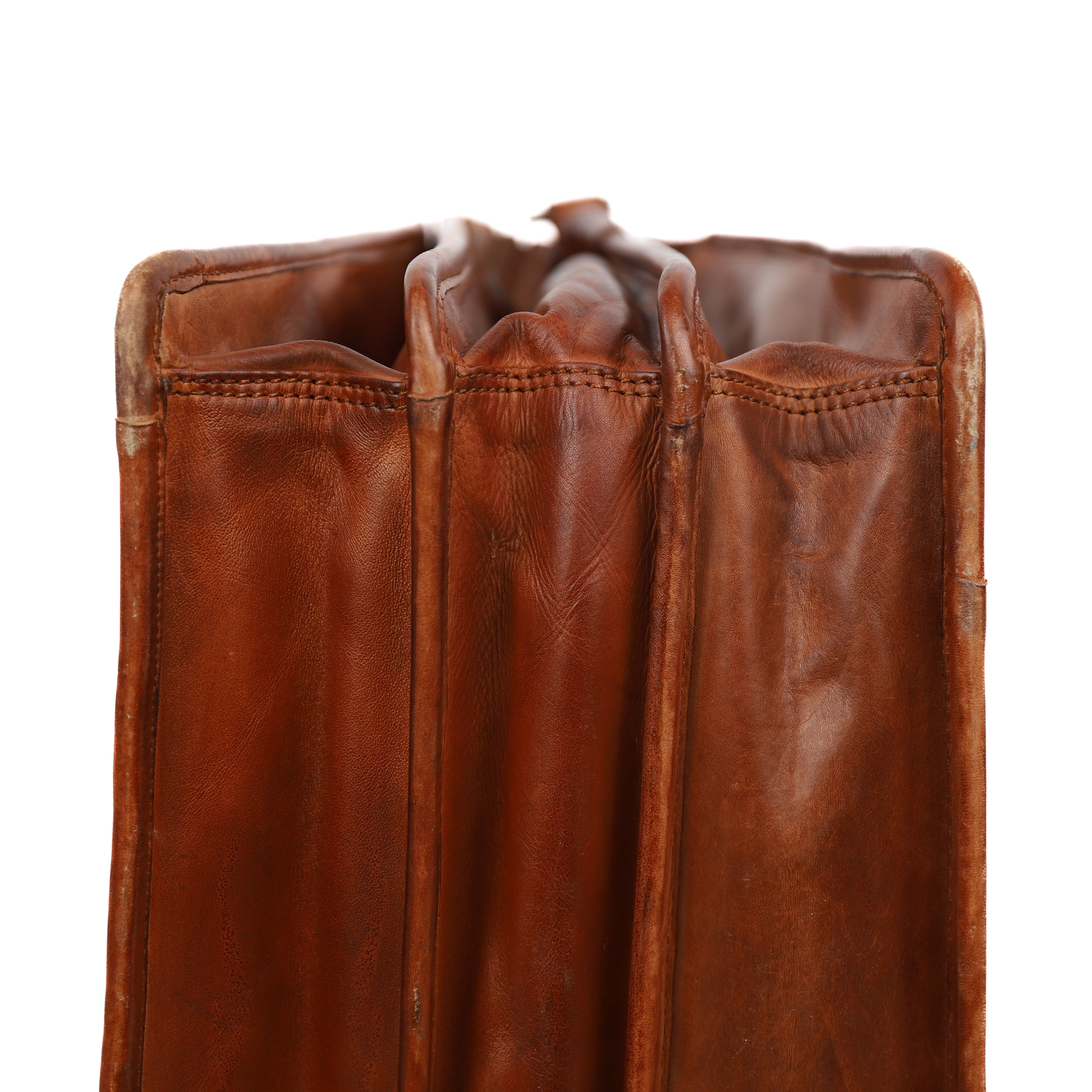 2nd Chance: Large briefcase/laptop bag 'Gert' cognac