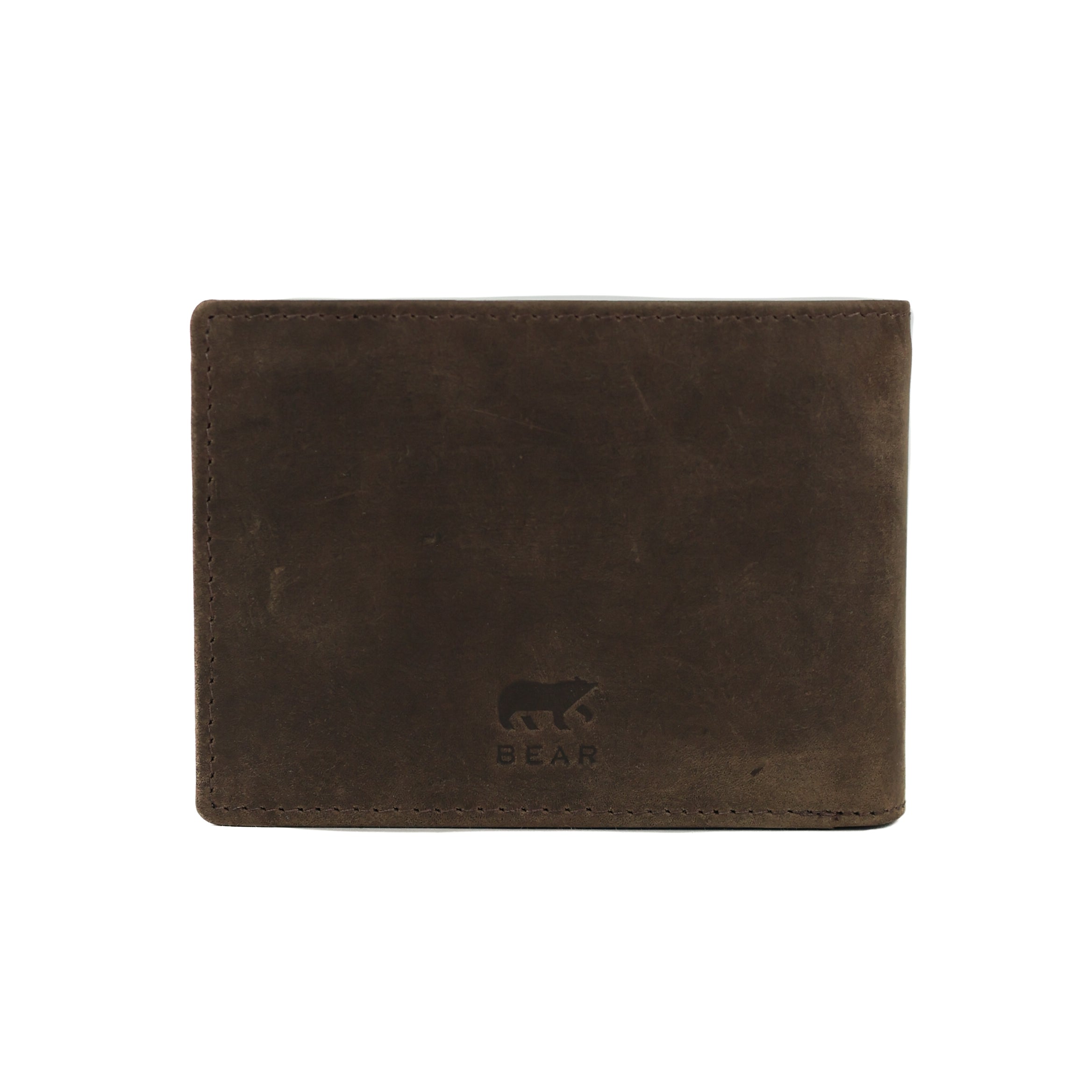 Ruime herenportemonnee/billfold 'Floris' bruin