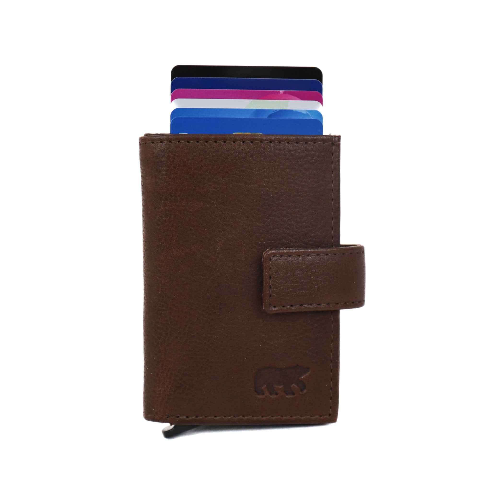 Card holder 'Elsie' dark brown