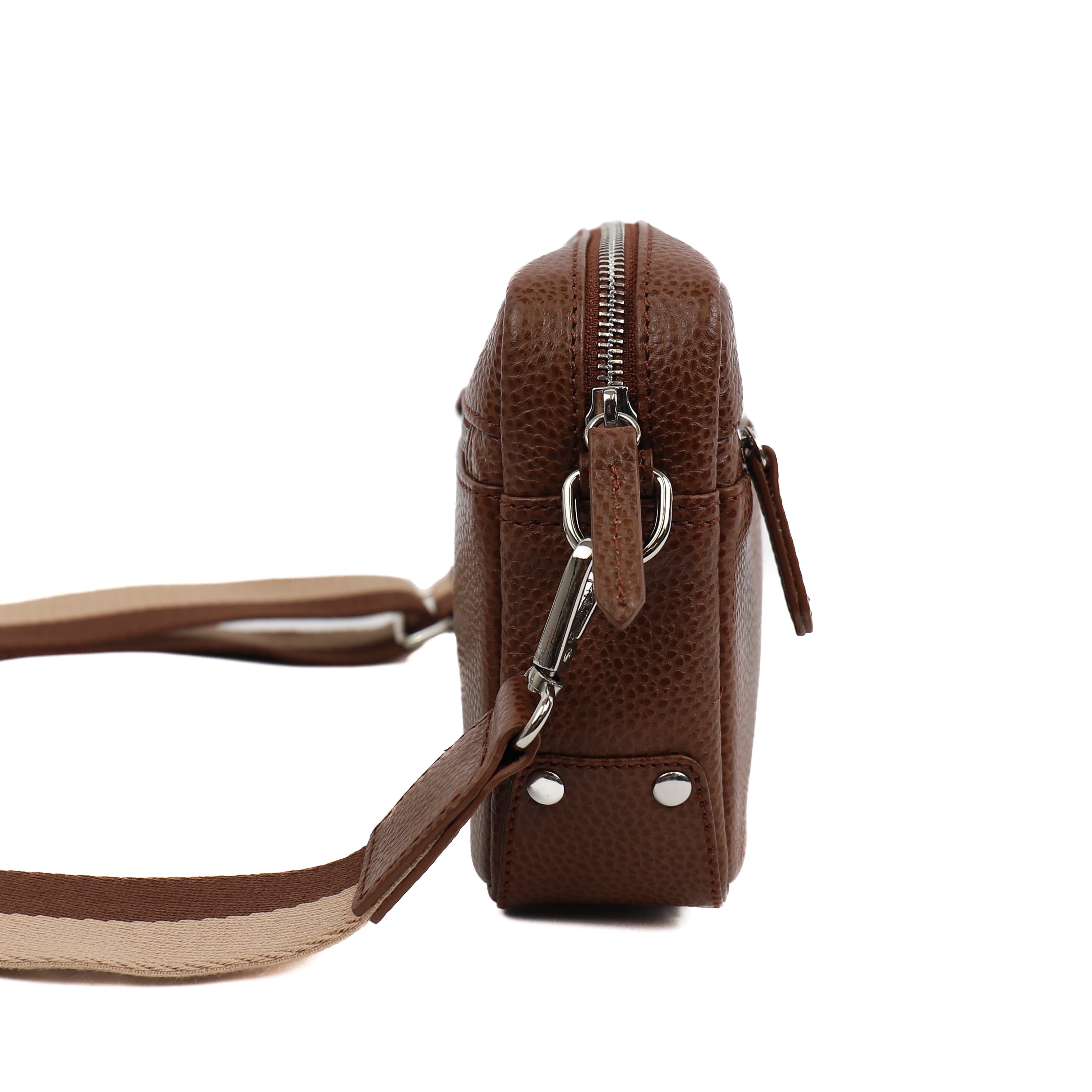 Shoulder bag 'Bo' Tipping Tan