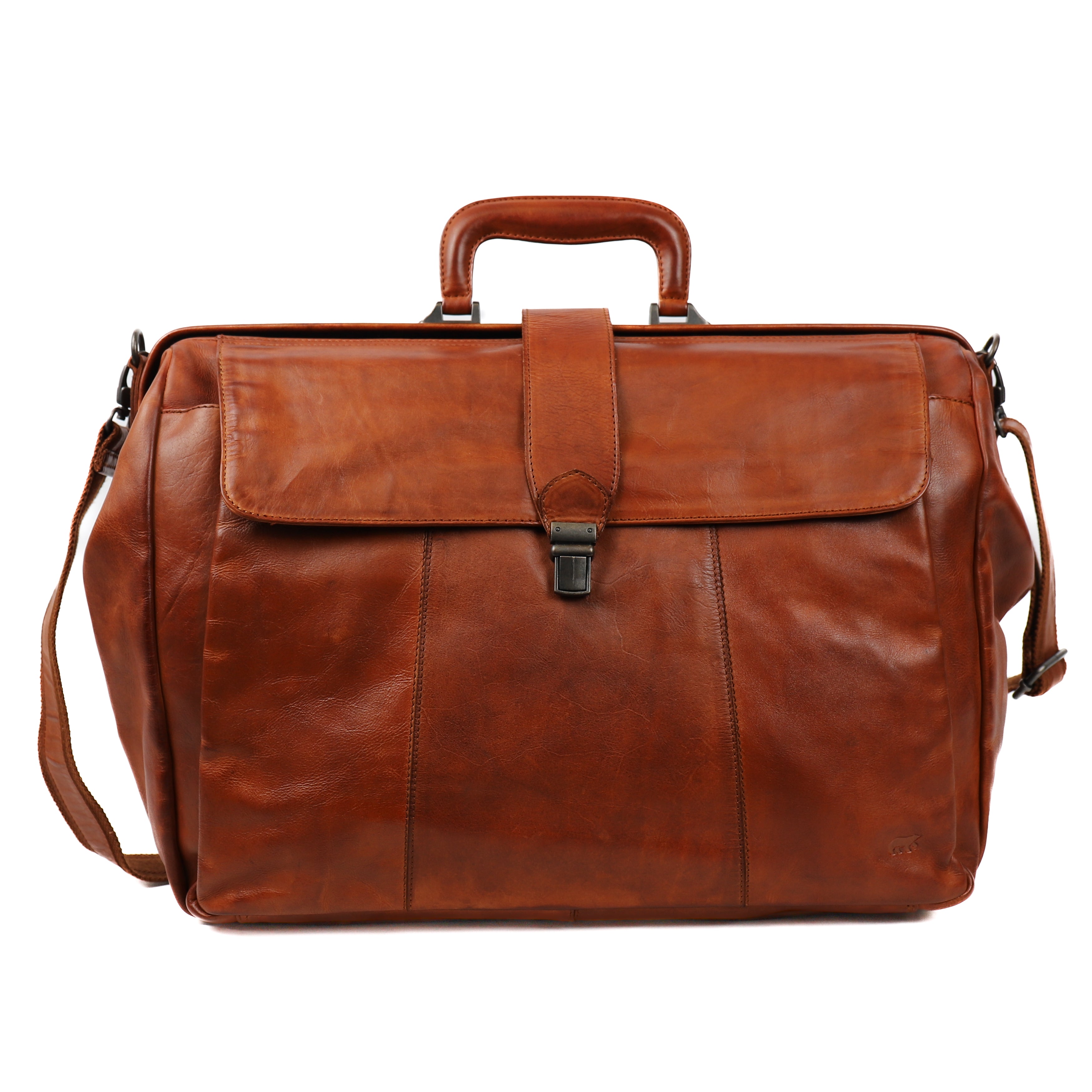 Doctor's/weekend bag 'Victor' cognac