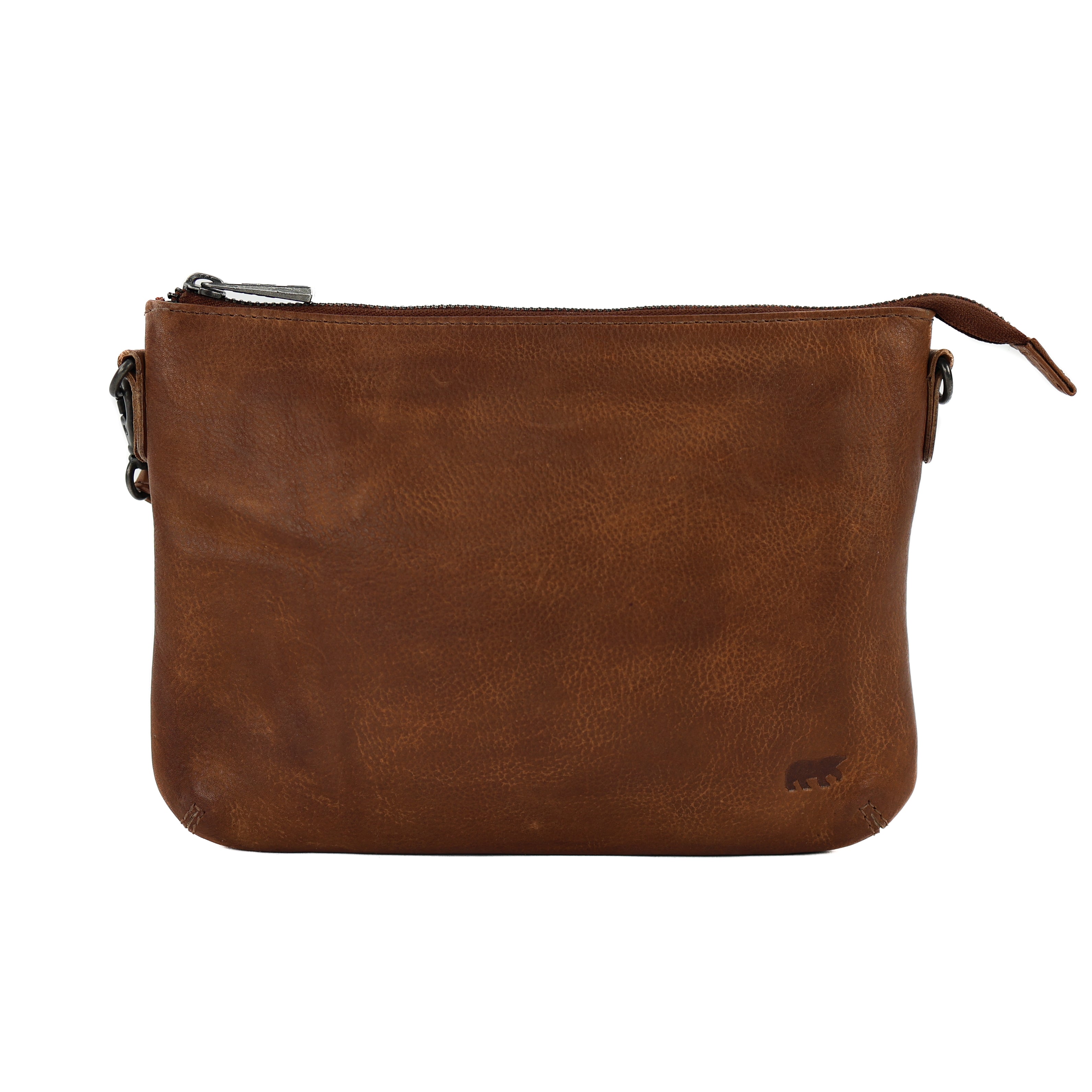 Clutch/Schoudertasje 'Julie' cognac