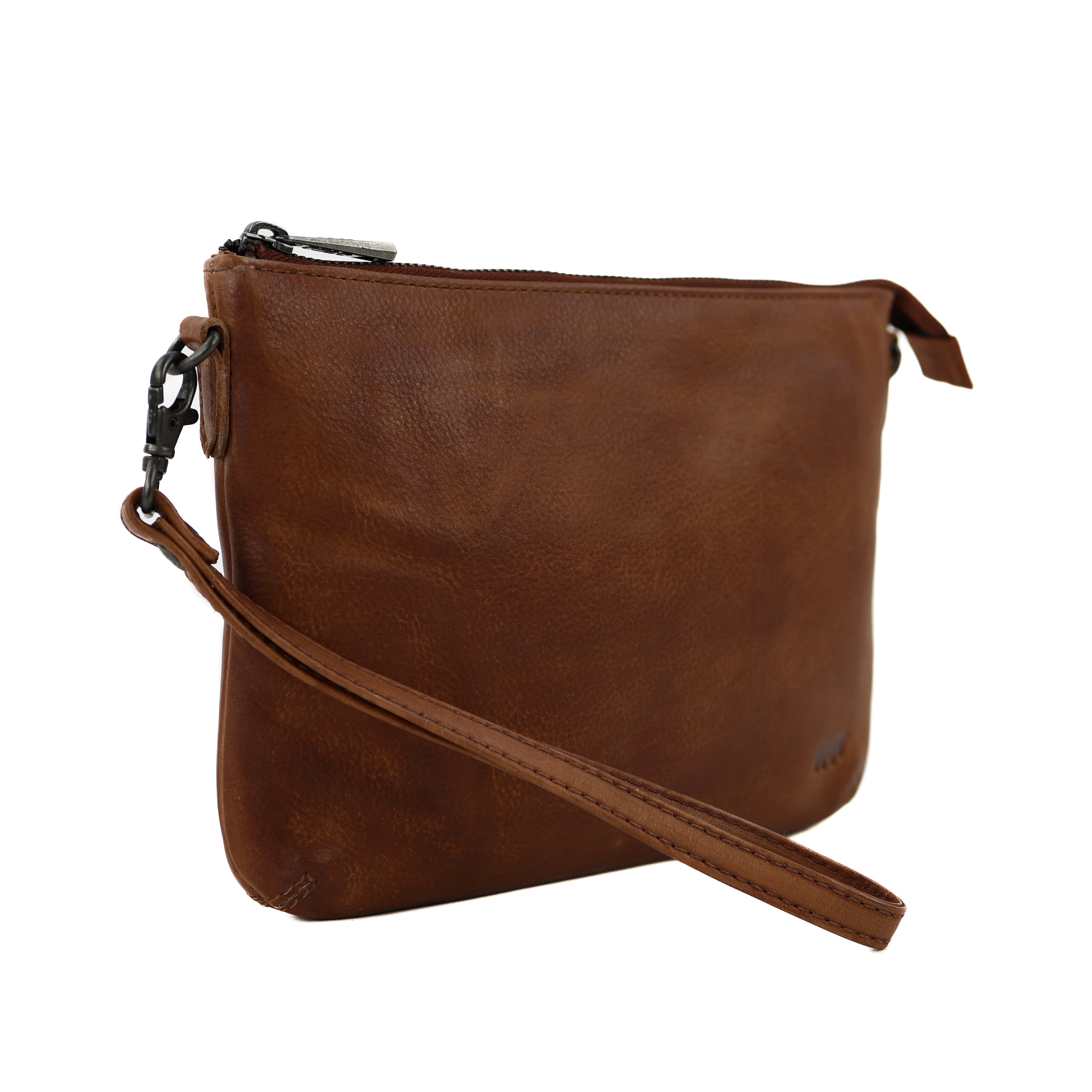 Clutch/Schoudertasje 'Julie' cognac