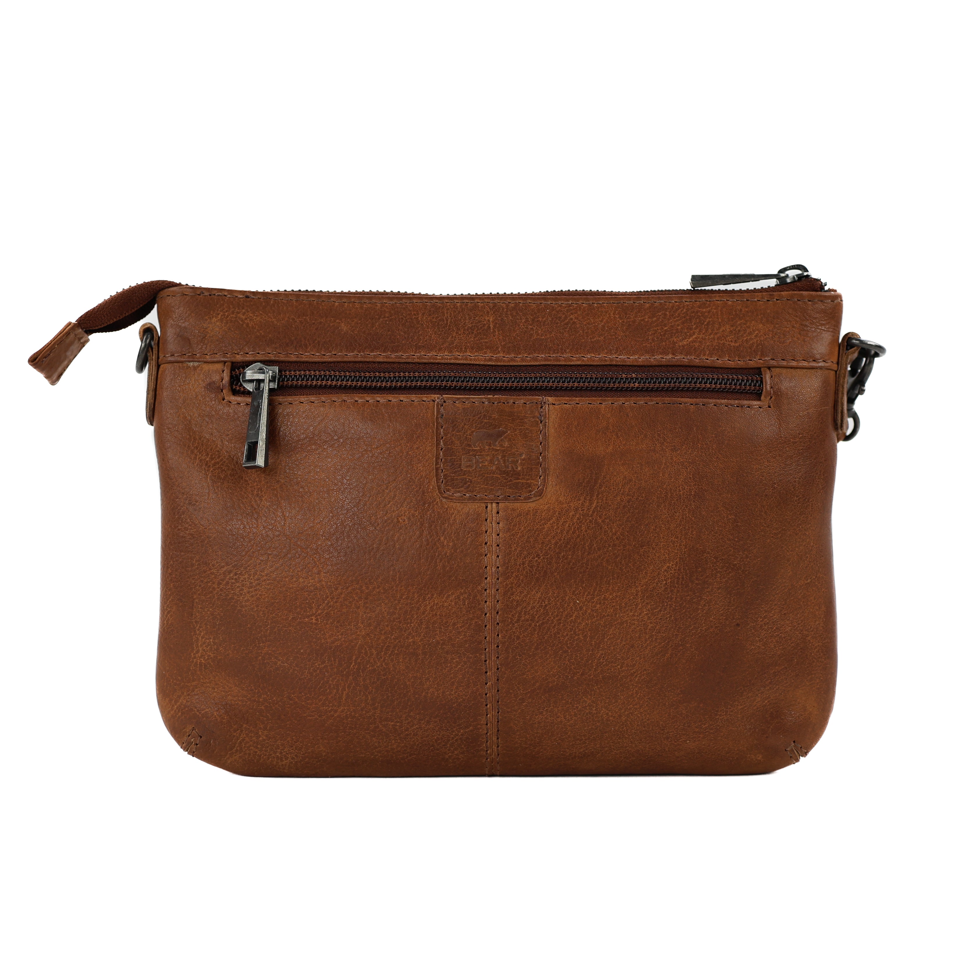 Clutch/Schoudertasje 'Julie' cognac