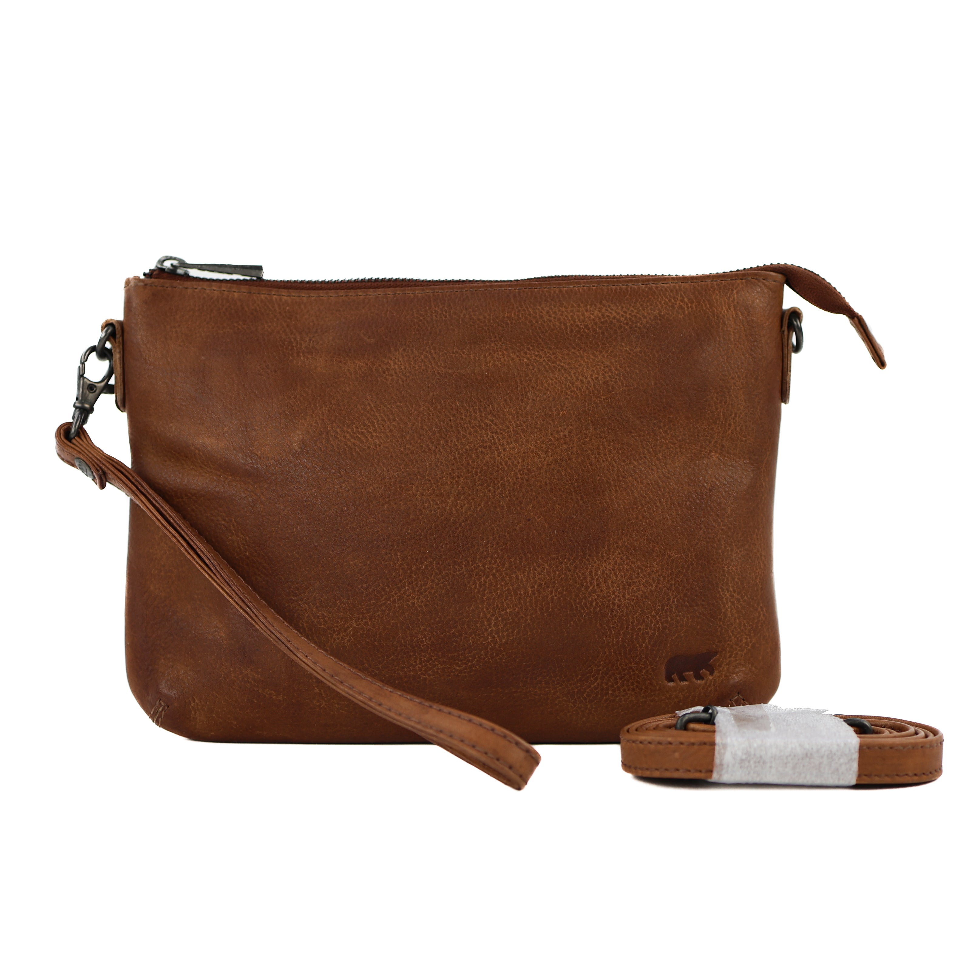 Clutch/Schoudertasje 'Julie' cognac