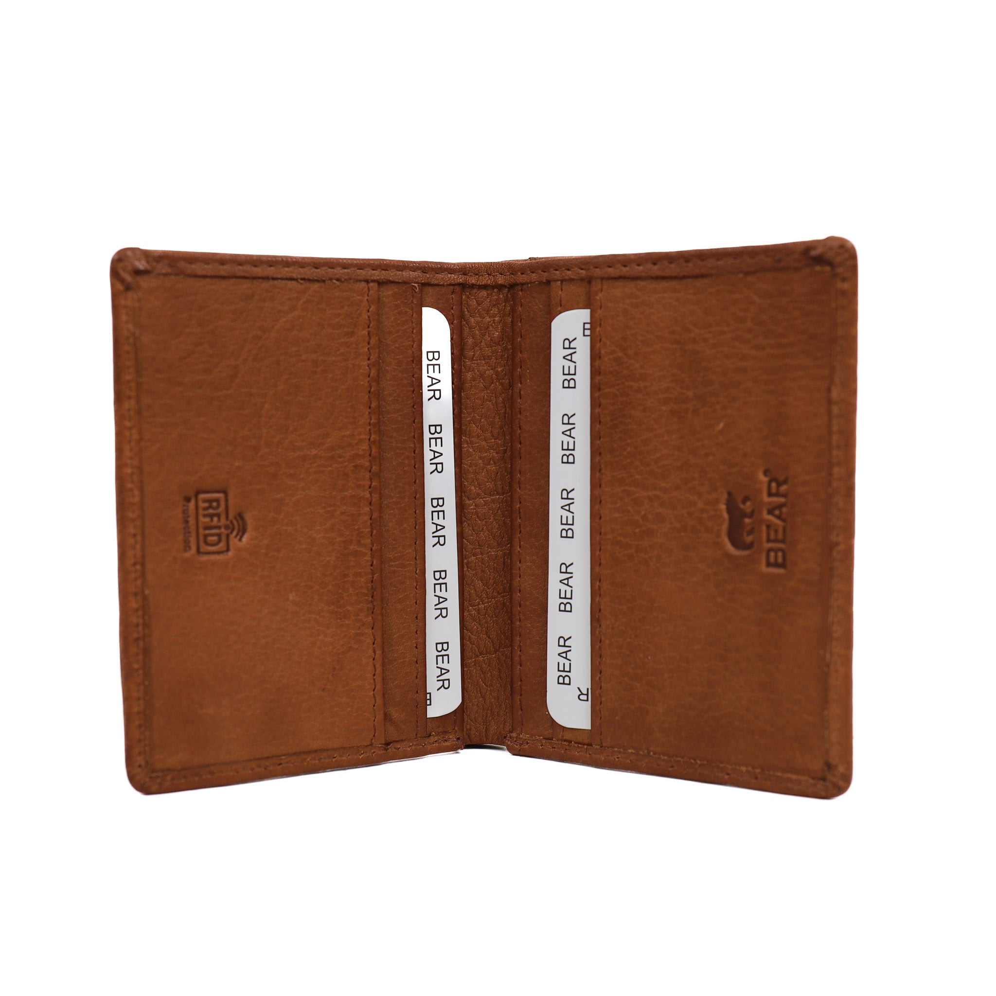 Card holder 'Cas' cognac