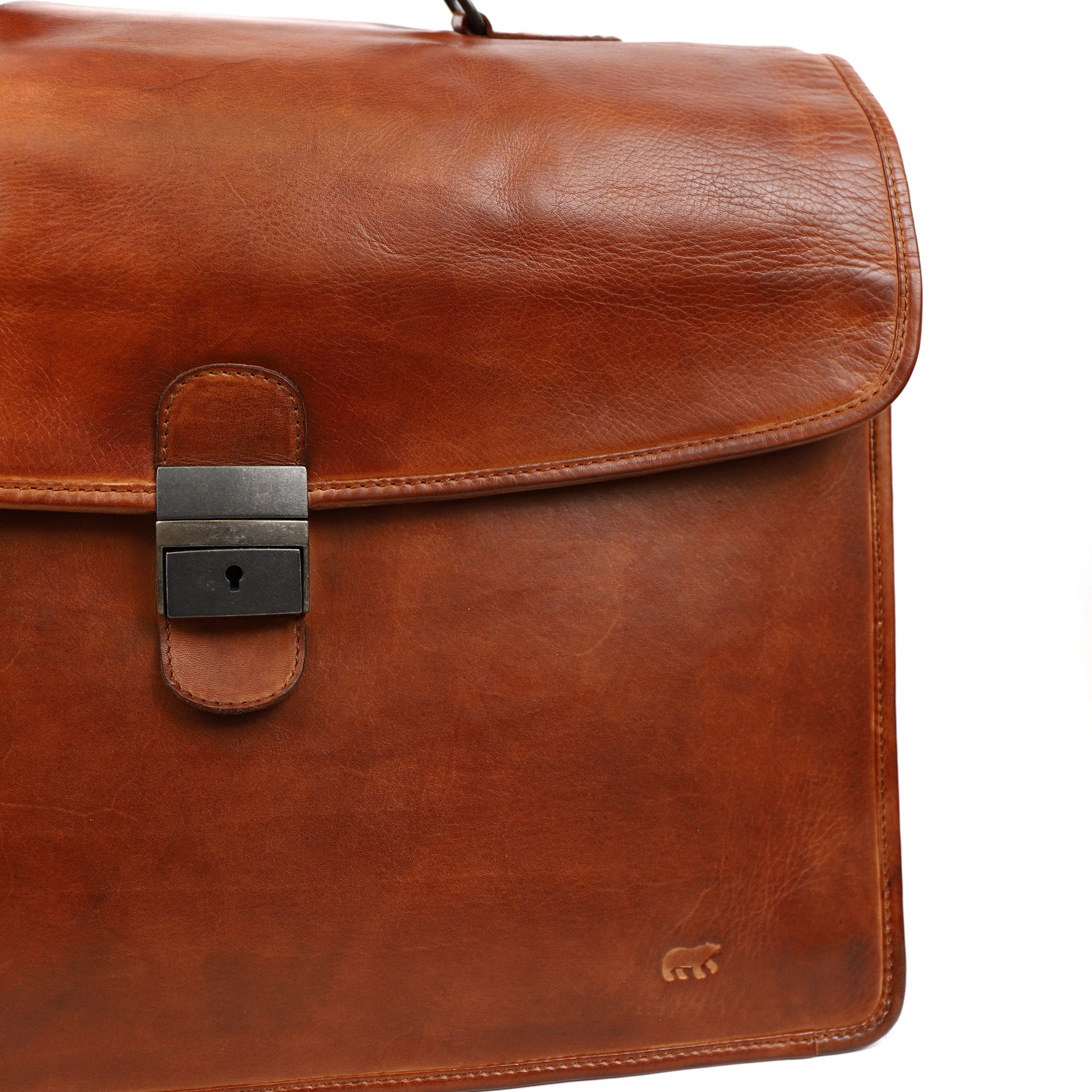 BEAR Aktetas Laptoptas Gert in het cognac shoppen BEARLifestyle