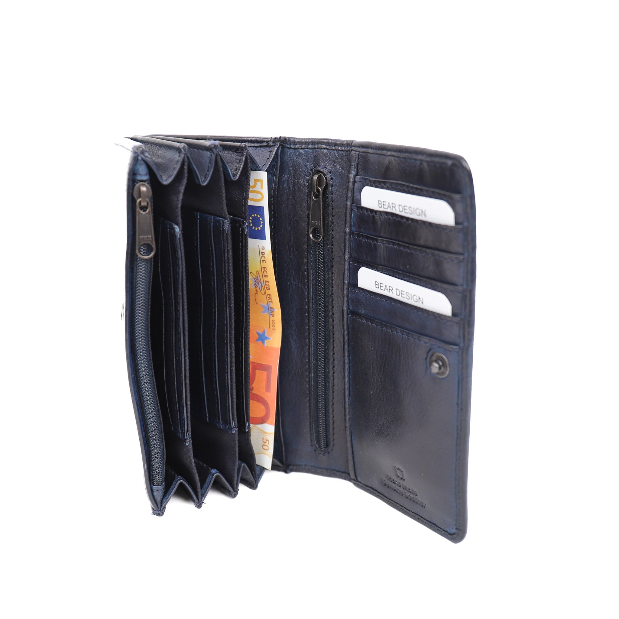 Crossover wallet 'Noor' blue