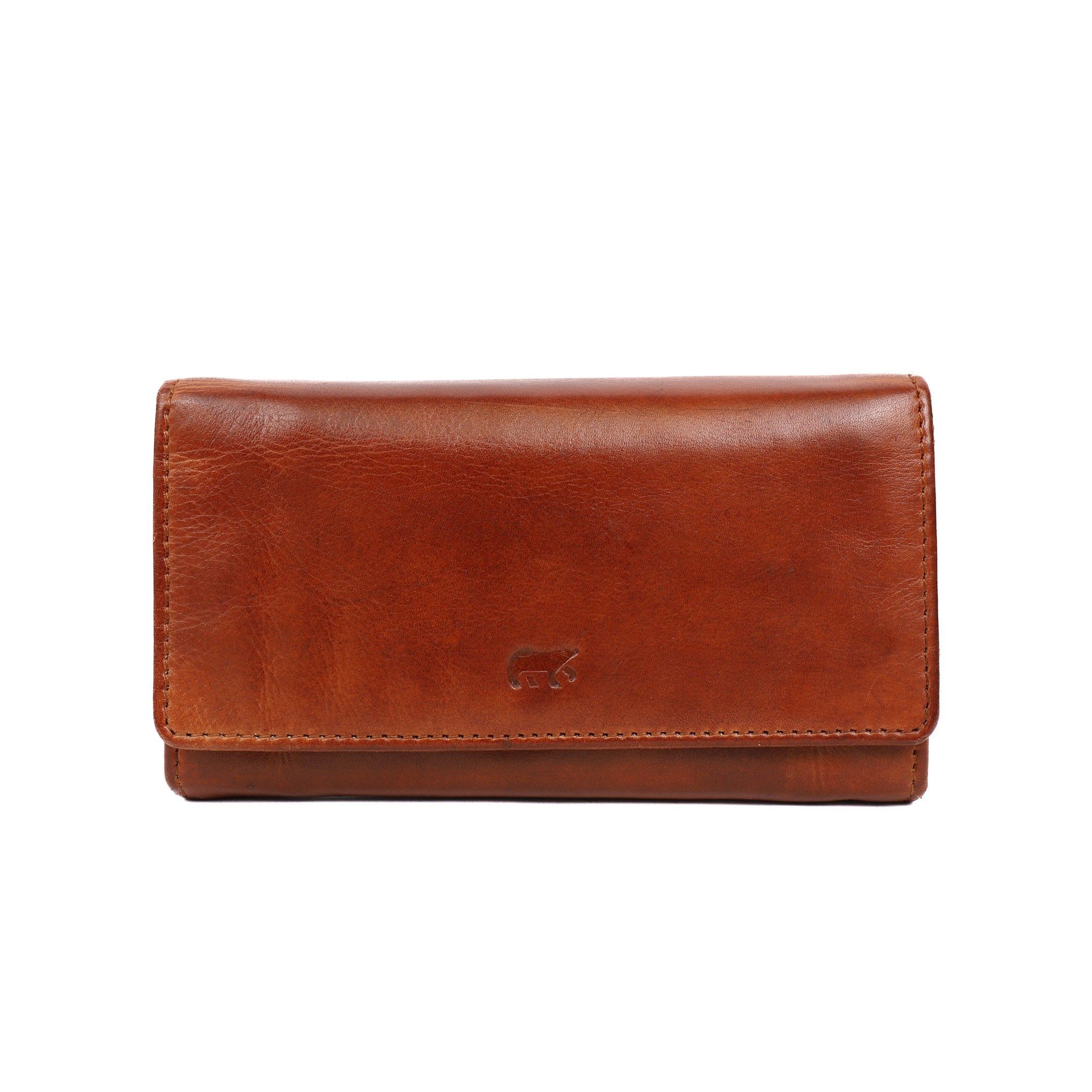 Wrap wallet 'Noor' cognac - CL 9918