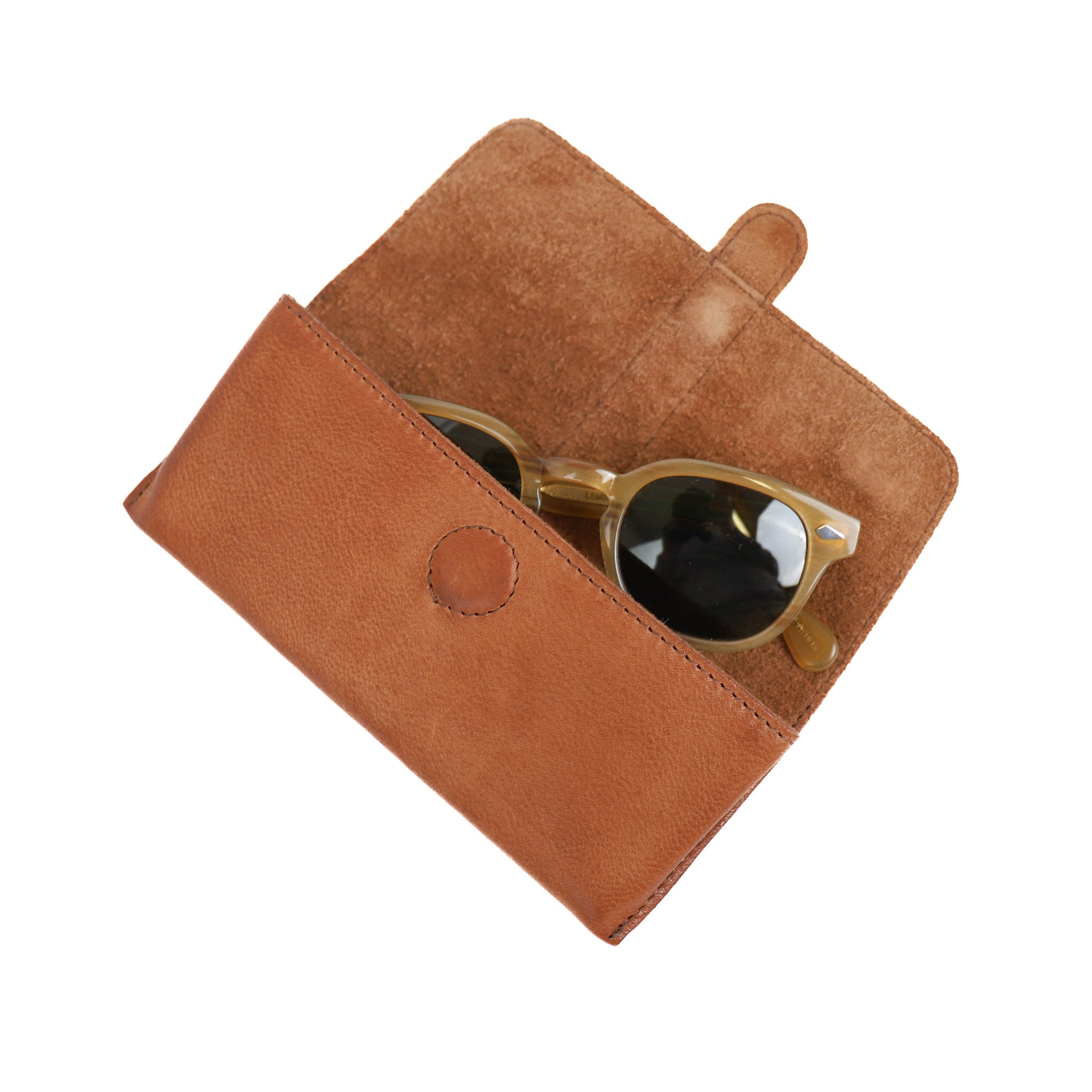 Glasses case 'Weta' cognac - CP 2114