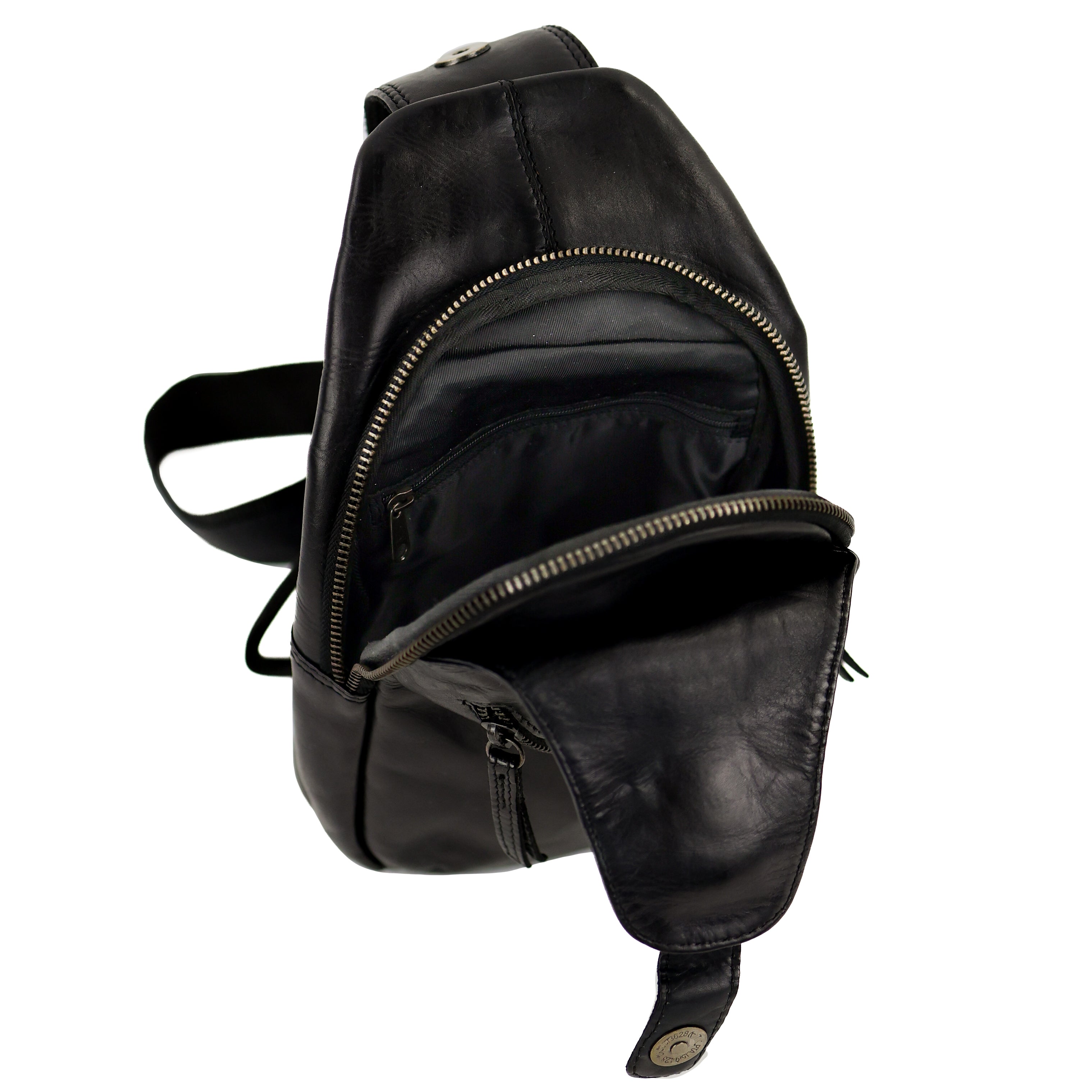 Crossbody tas/slingbag tas 'Daley' zwart