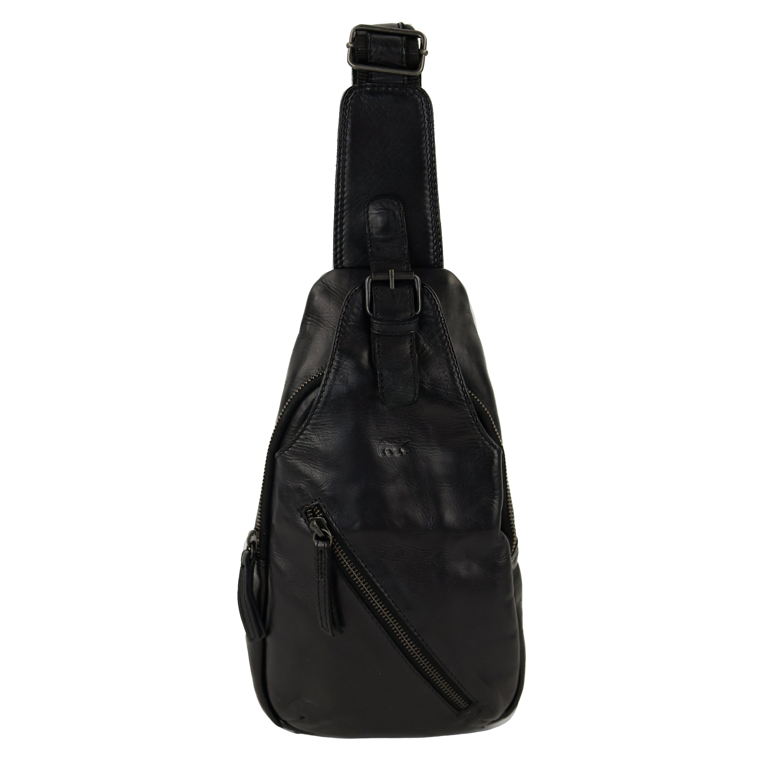 Crossbody tas/slingbag tas 'Daley' zwart