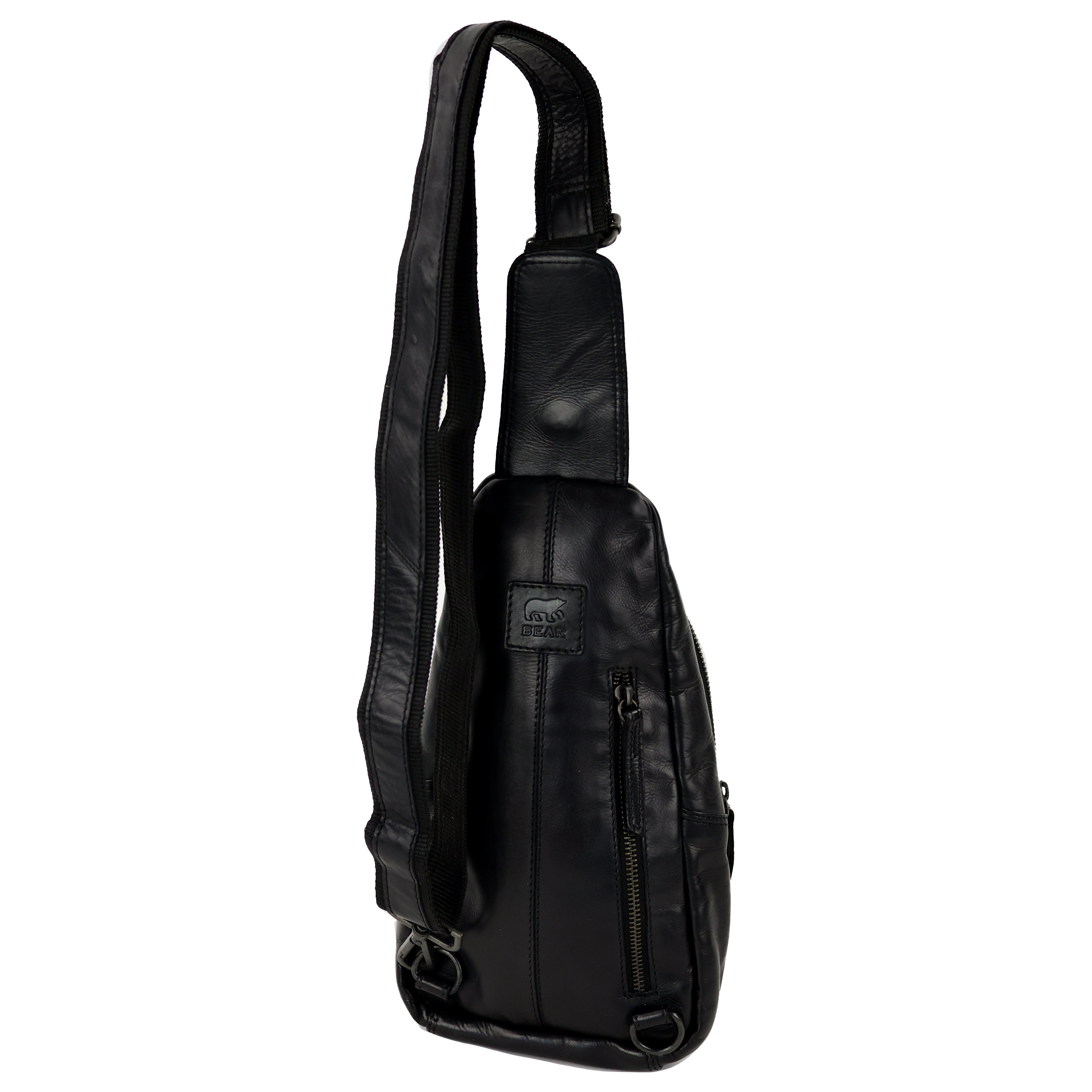 Crossbody tas/slingbag tas 'Daley' zwart