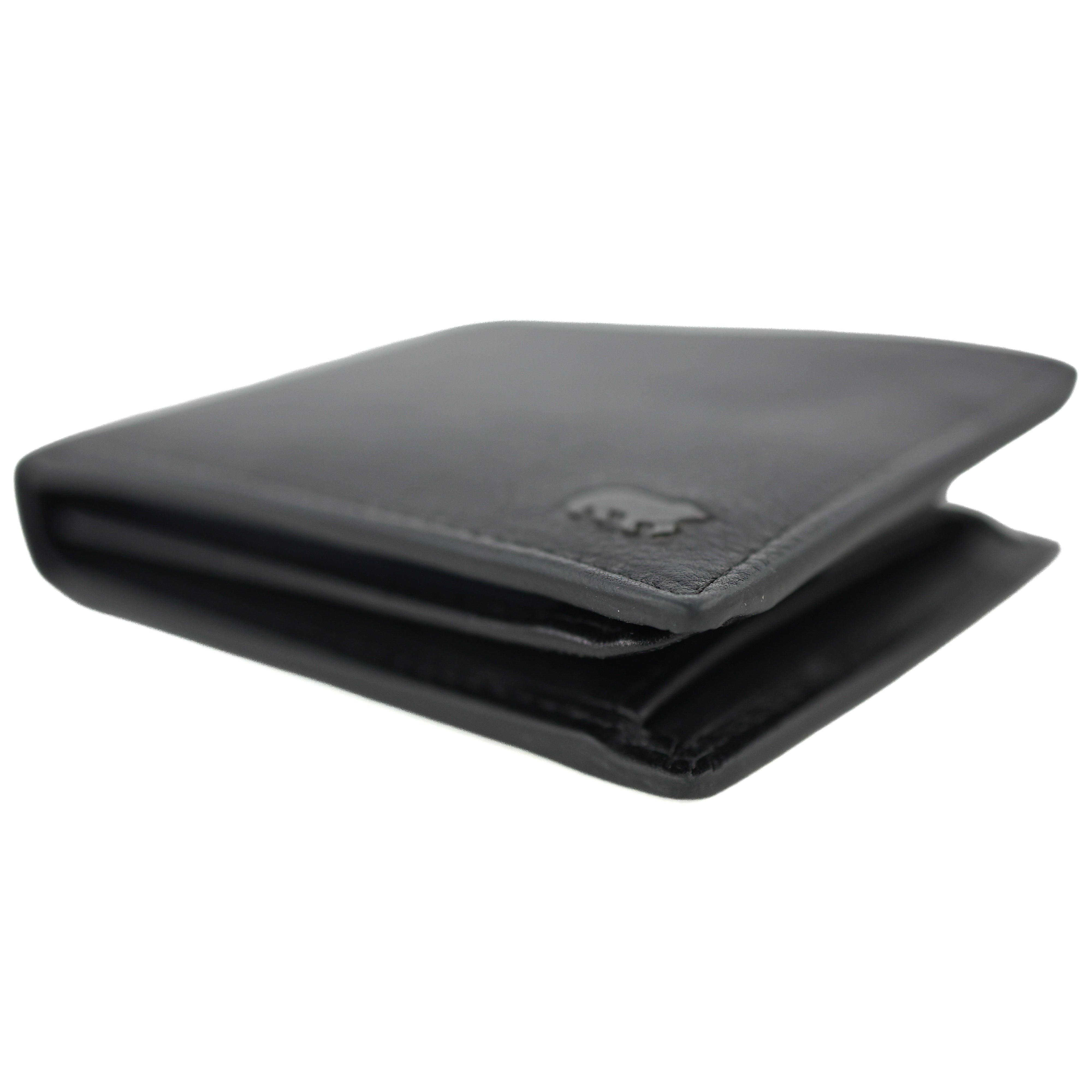 Luxe heren portemonnee/billfold 'Stefano' zwart