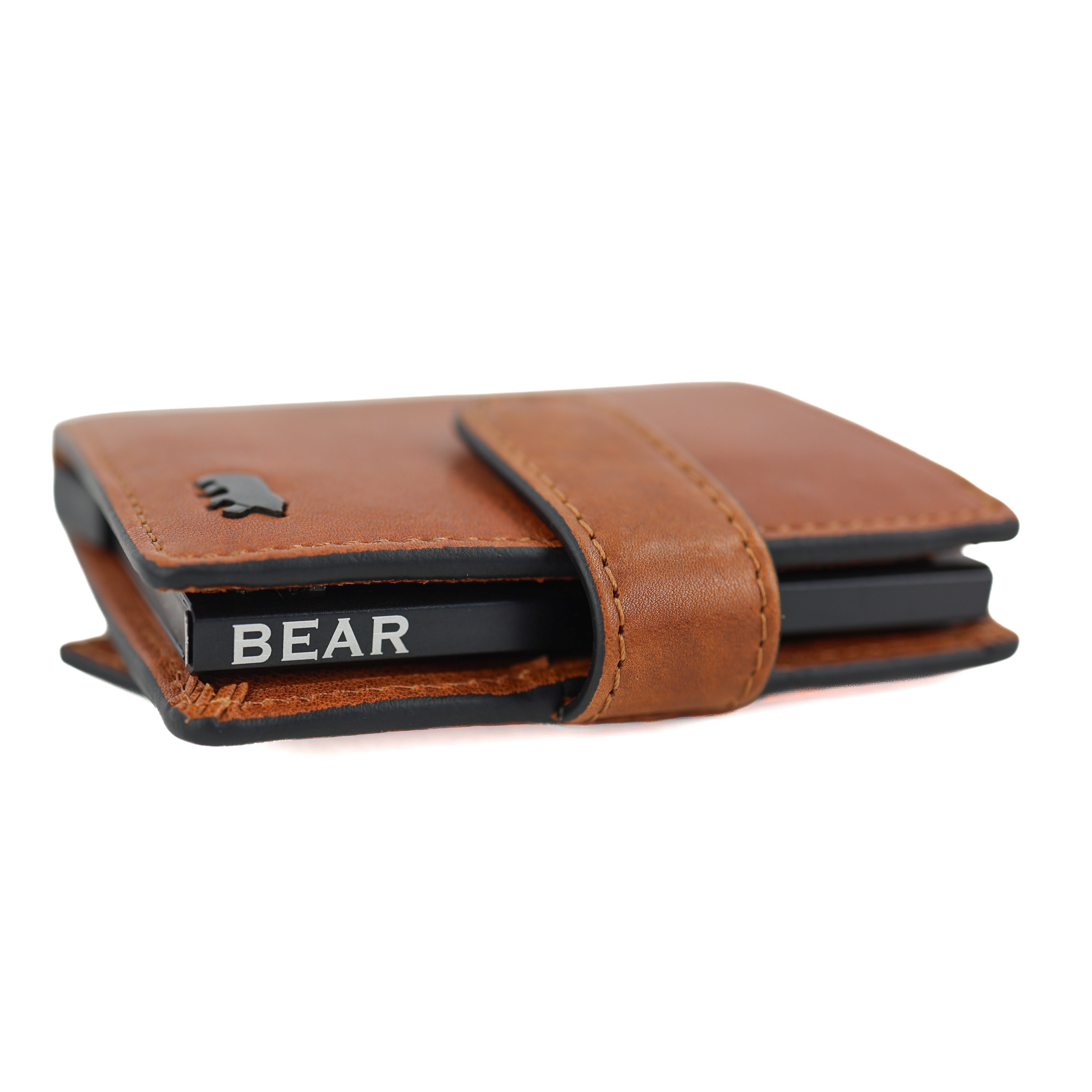 Luxe RFID Pasjeshouder 'Pietro' cognac