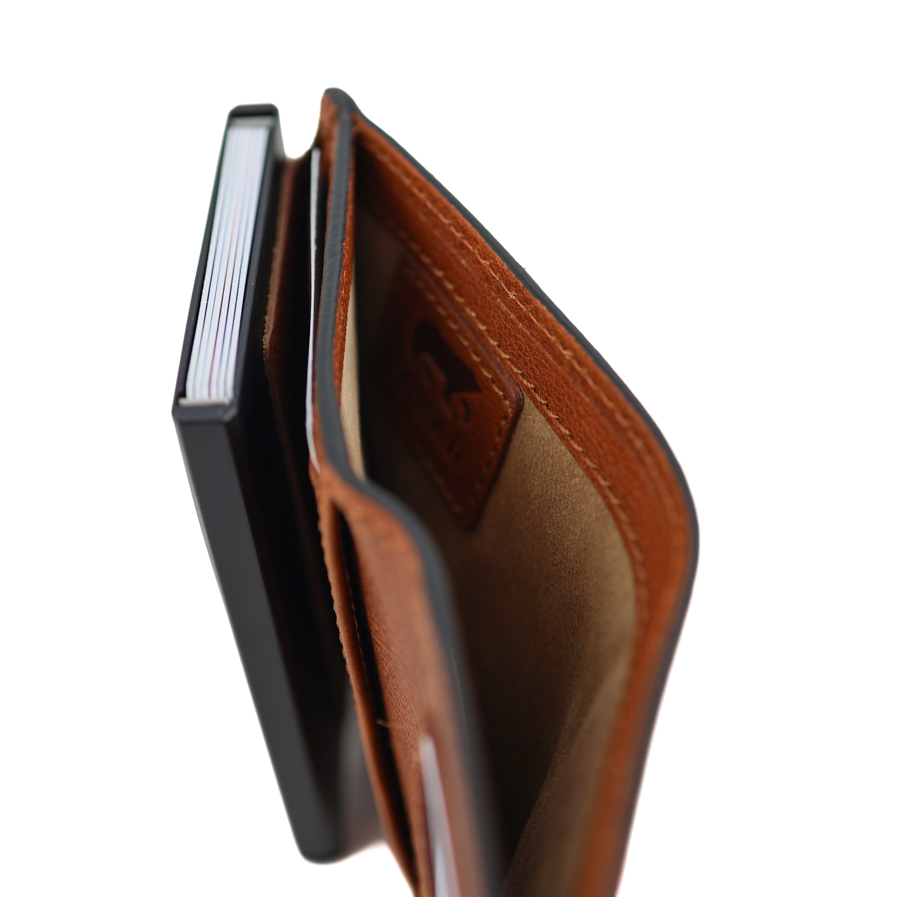 Luxe RFID Pasjeshouder 'Pietro' cognac