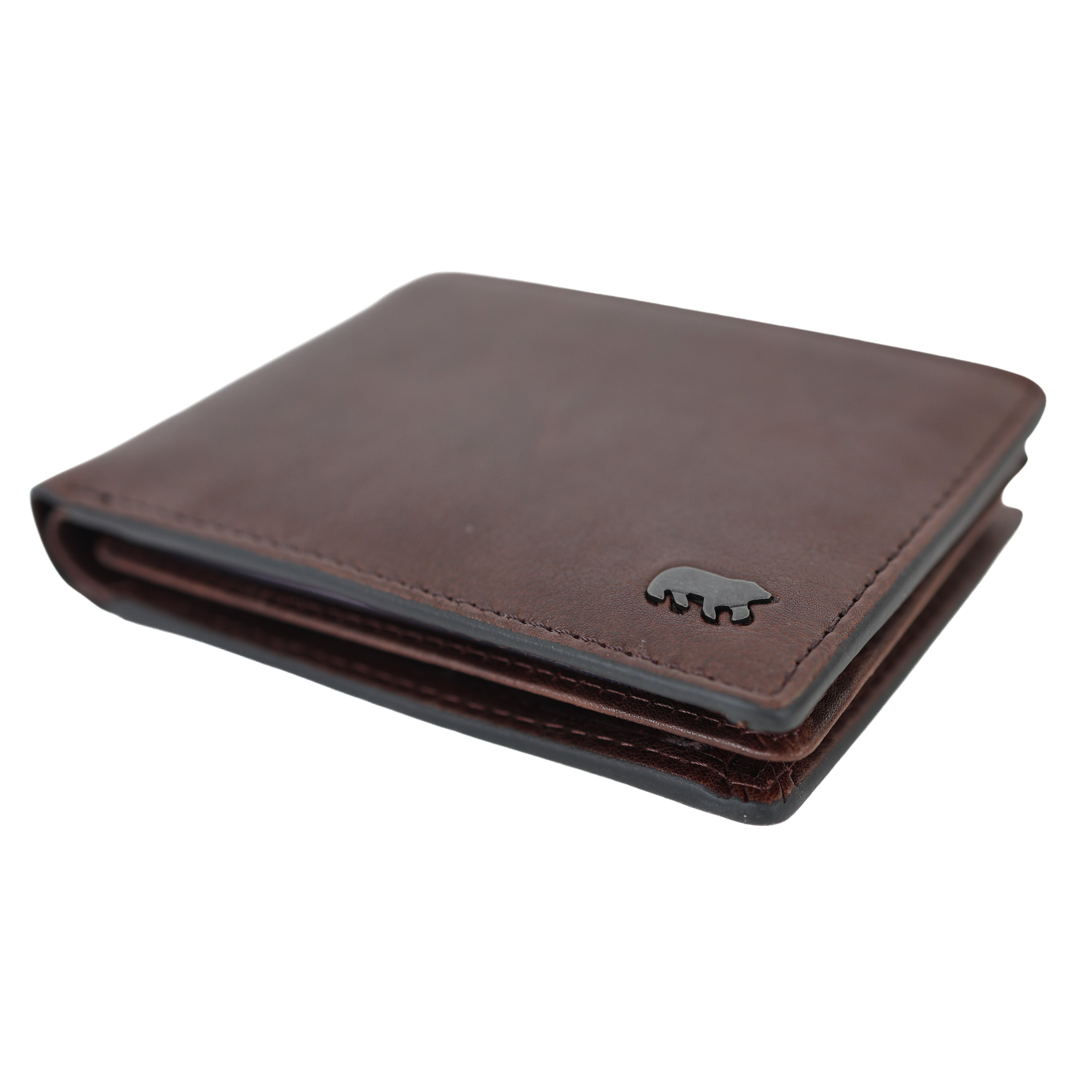 Luxe heren portemonnee/billfold 'Stefano' bruin