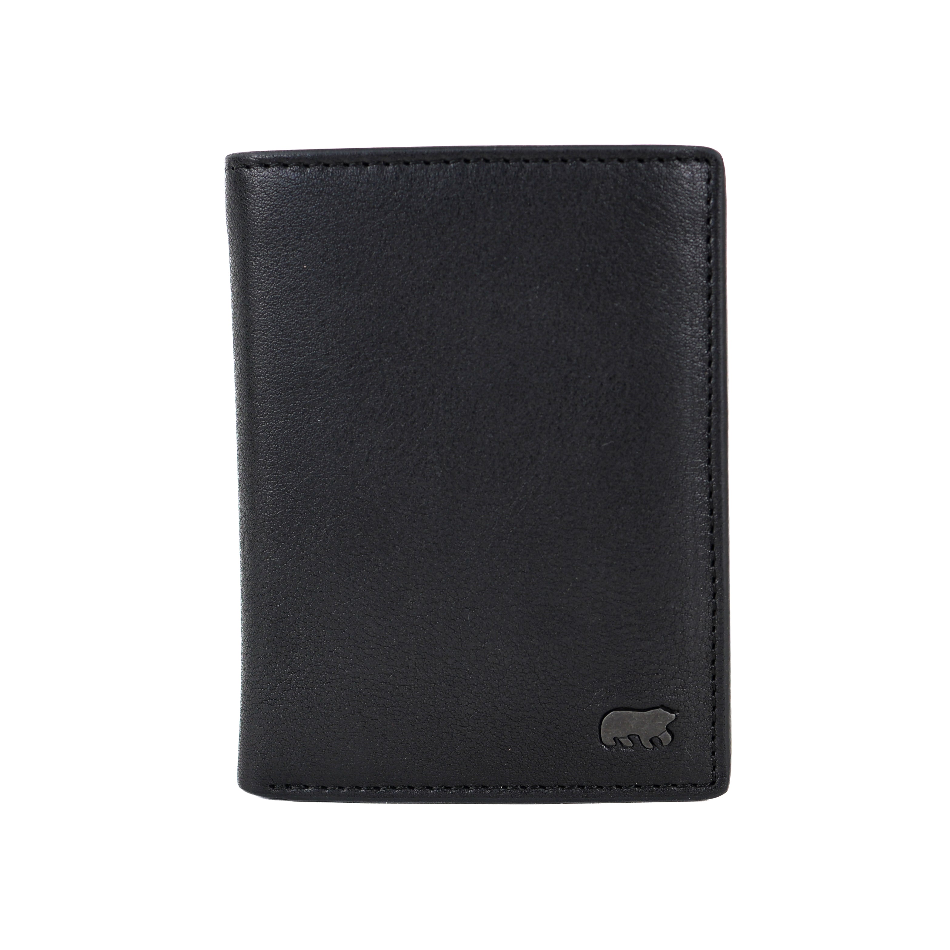 Luxe hoge portemonnee/billfold 'Enrico' zwart