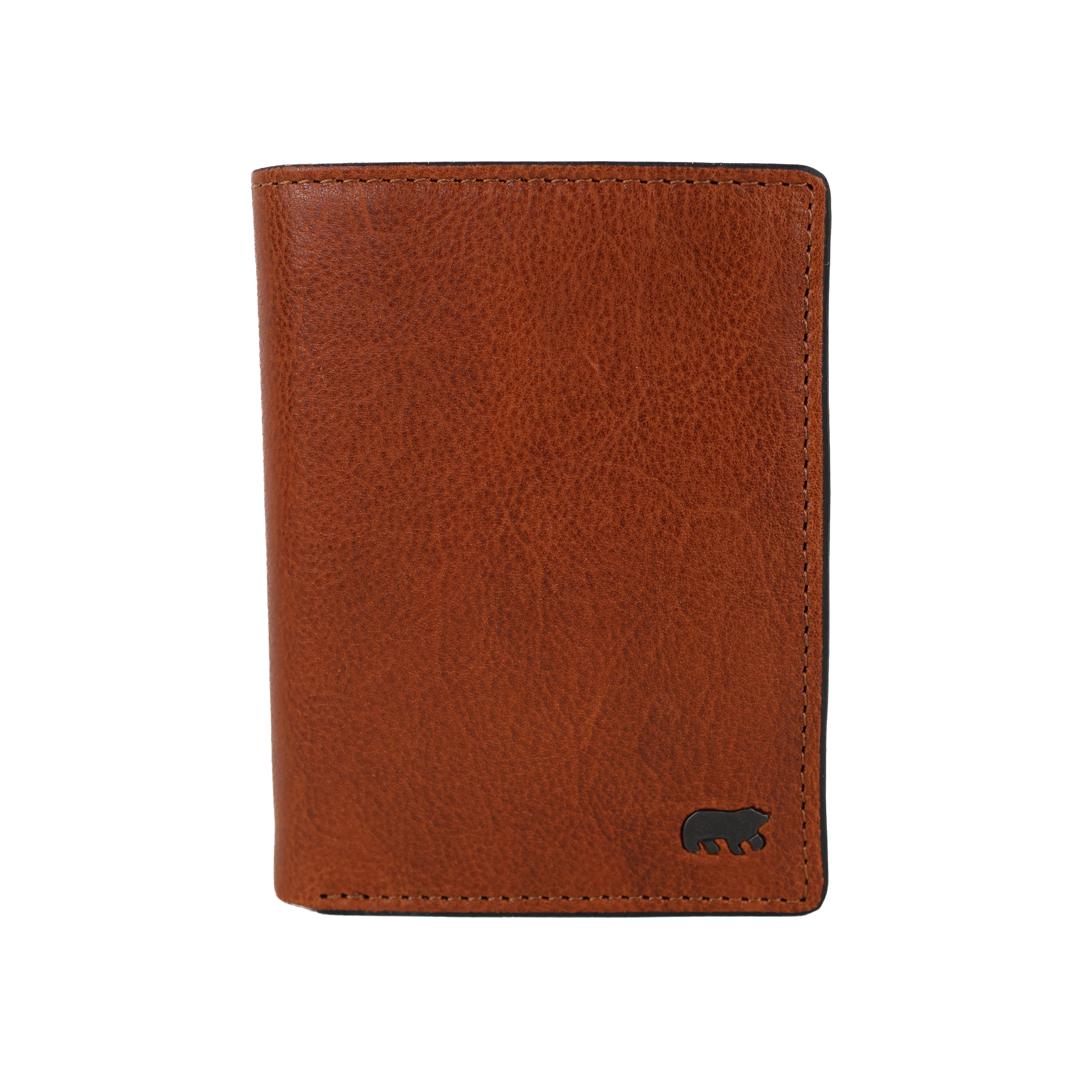 Luxe hoge portemonnee/billfold 'Enrico' cognac