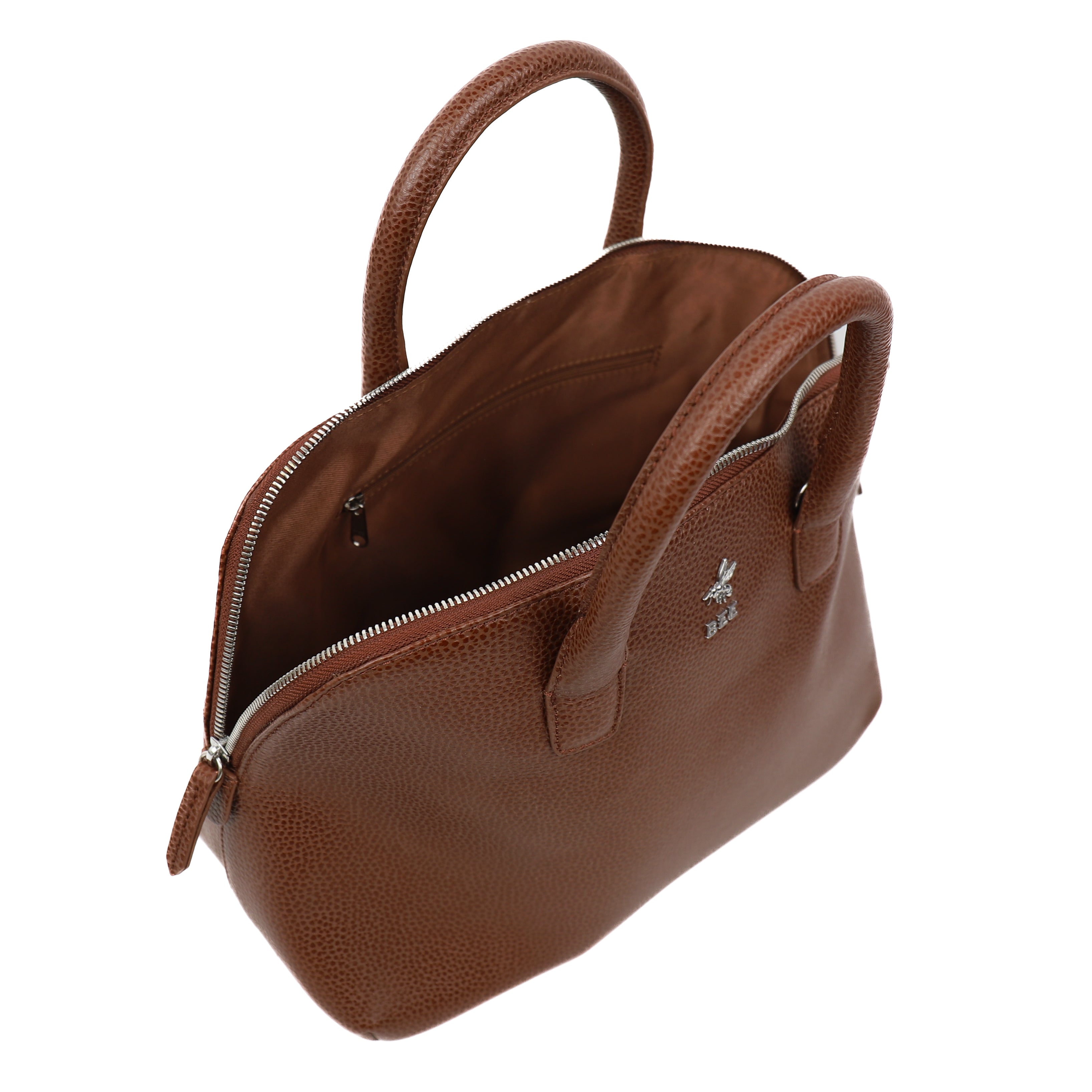 Hand/shoulder bag 'Grace' Tipping Tan